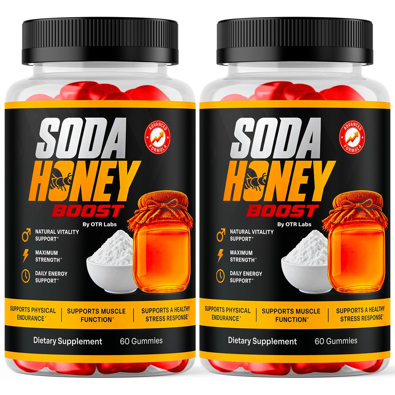 Soda Honey Boost Gummy Advanced Formula Daily Dietary Supplement 120 Gummies Soda Honey Boost Gummy Advanced Formula Daily Dietary Supplement 120 Gummies
