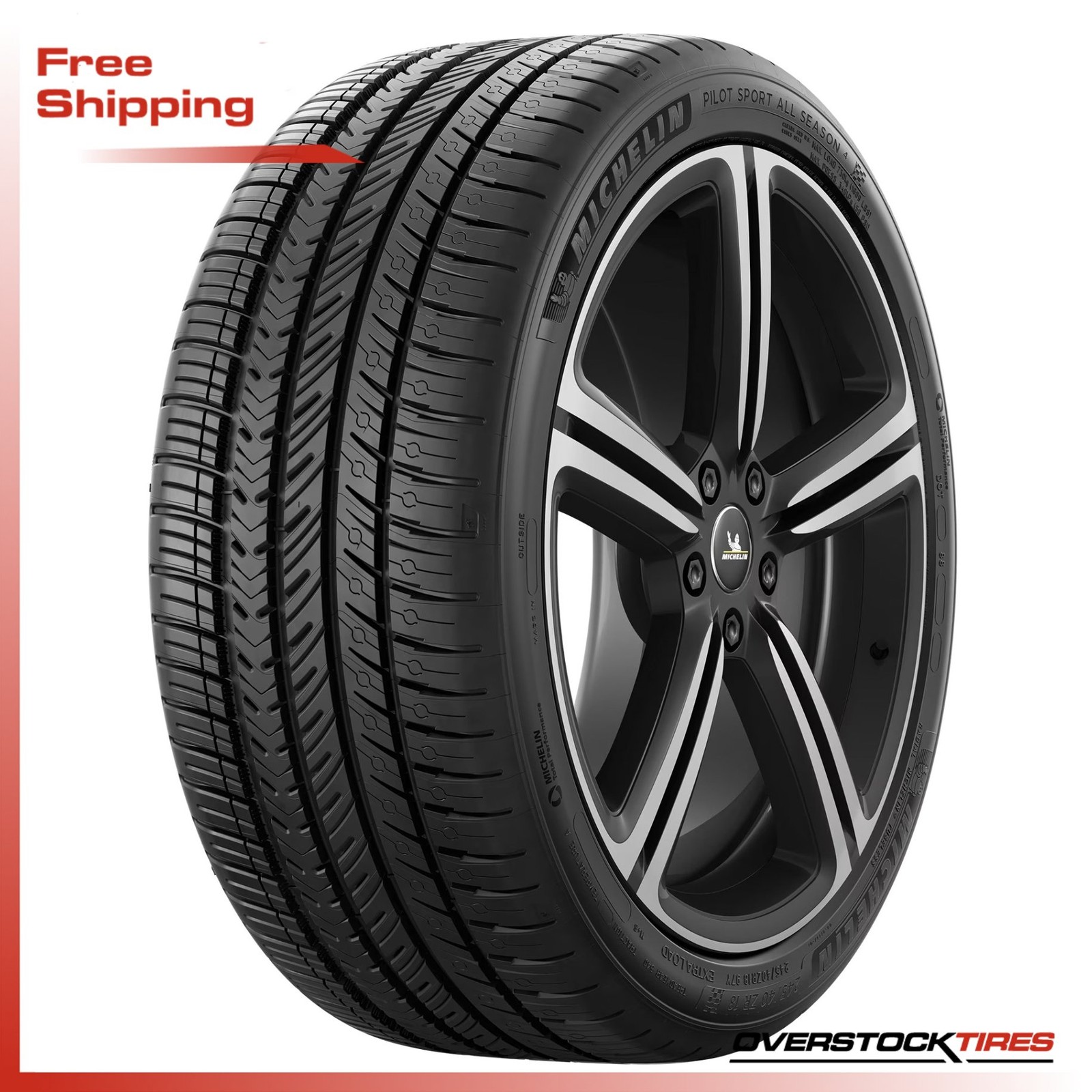 1 NEW 265/50ZR19 Michelin Pilot Sport AS 4 110Y (DOT:2725) Tire 265 50 ZR19