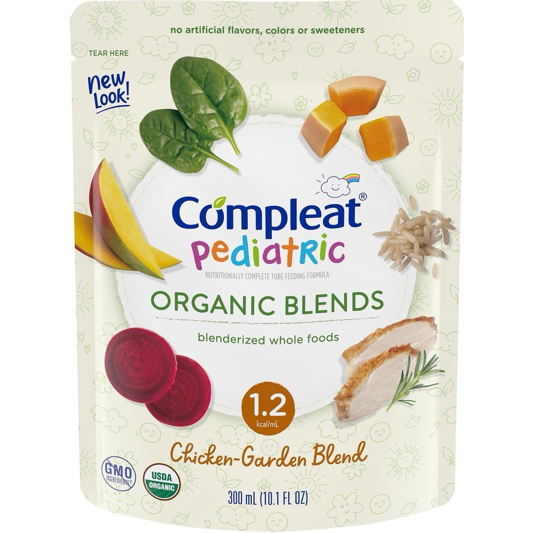 Compleat Pediatric Organic Blends Tube Feeding Chicken-Garden 10.1 oz 24 Ct Compleat Pediatric Organic Blends Tube Feeding Chicken-Garden 10.1 oz 24 Ct