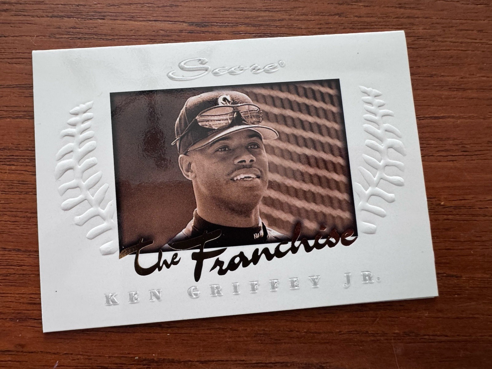 1997 Score - The Franchise Ken Griffey Jr #1 Insert 1990s Mariners Goat