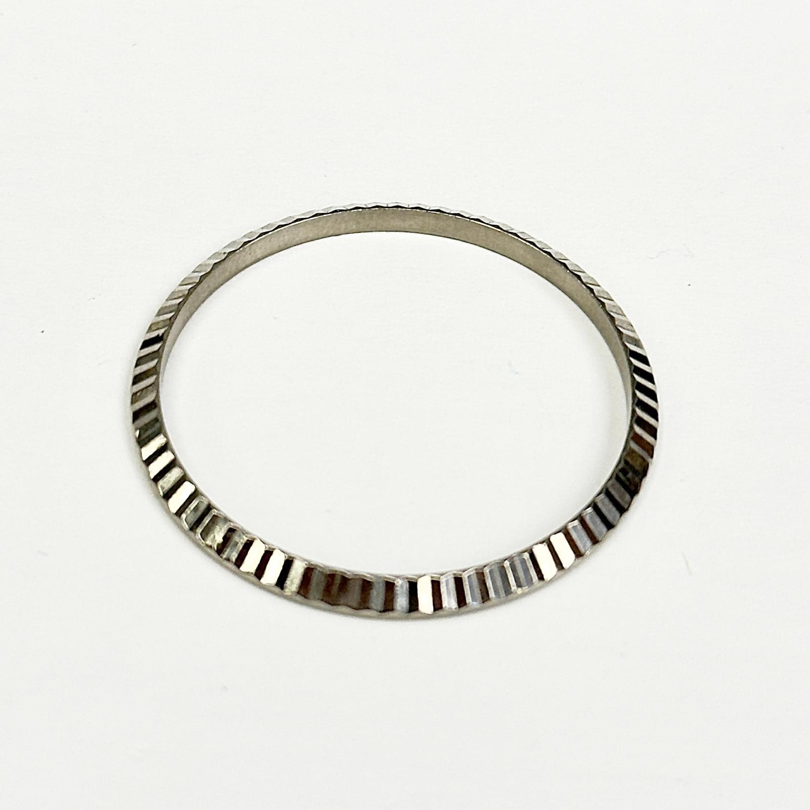 ROLEX ORIGINAL AUTHENTIC FLUTED BEZEL FOR 36MM WHITE GOLD MODEL#1601