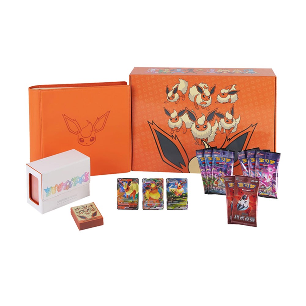 Collectible Pokemon Eevee Gift Box Vaporeon Jolteon Flareon S-Chinese Sealed