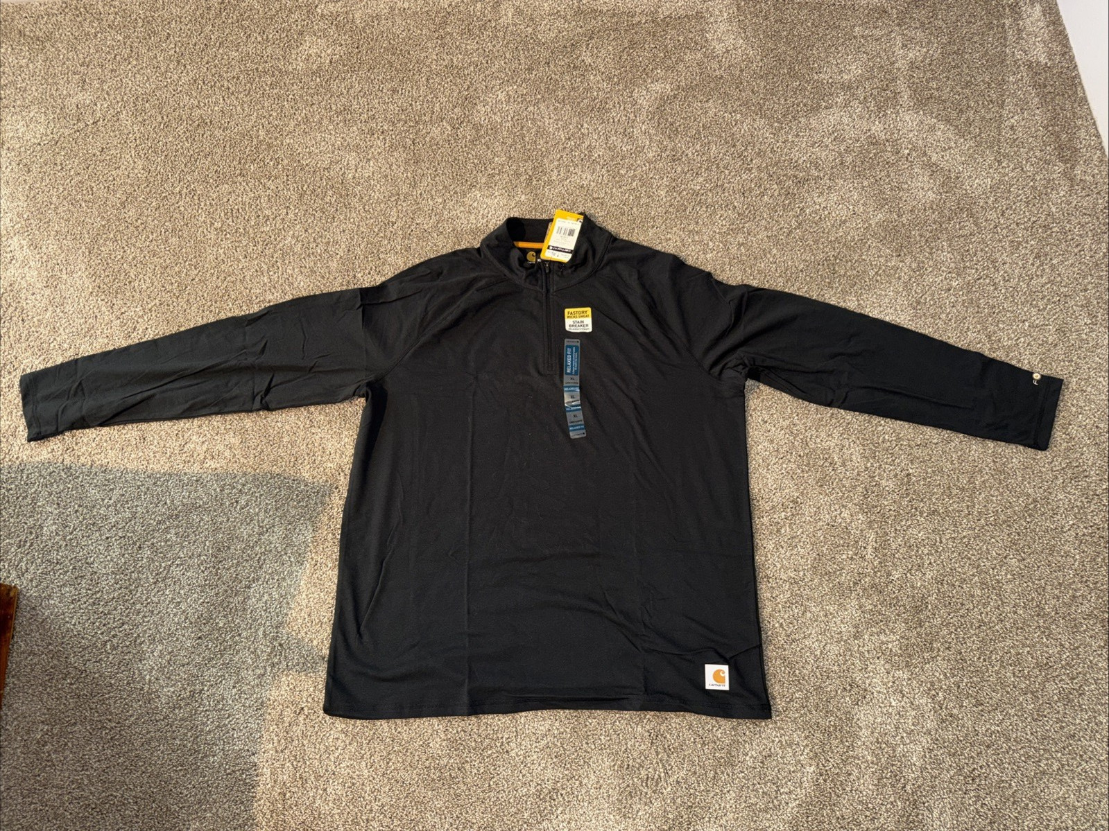 Vintage Carhartt 1/4 Zip Pullover Force Shirt. New With Tags. Vintage Carhartt 1/4 Zip Pullover Force Shirt. New With Tags.