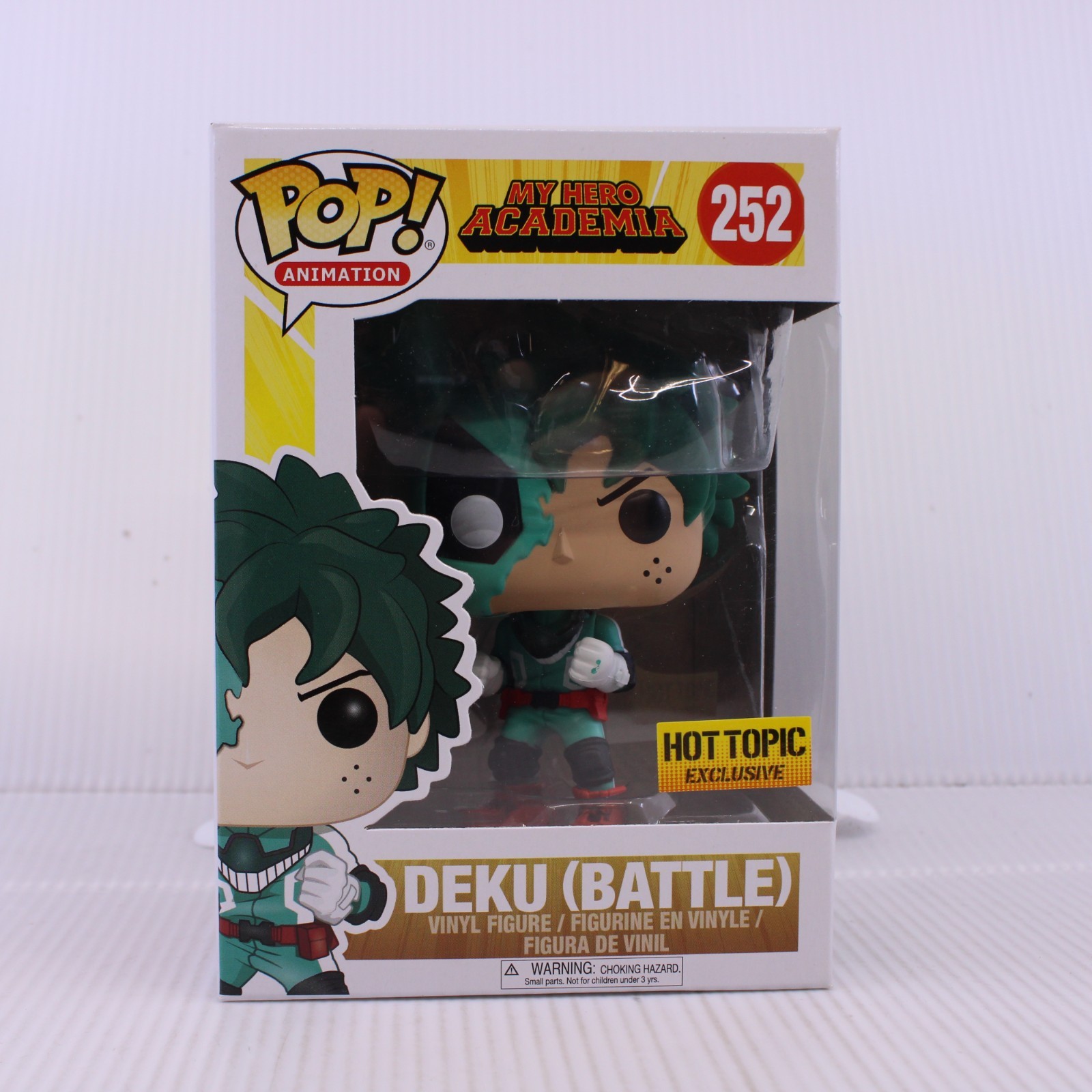 G7 Funko Pop My Hero Academia DEKU Hot Topic ExclusiveVinyl Figure 252 G7 Funko Pop My Hero Academia DEKU Hot Topic ExclusiveVinyl Figure 252