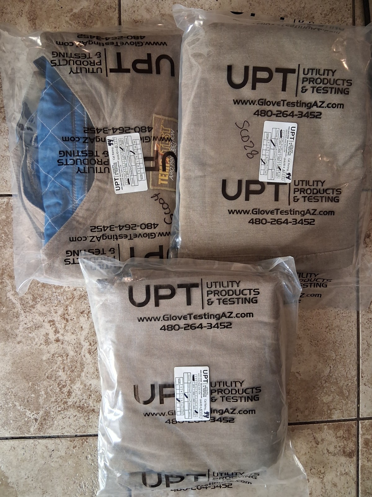 Temp-Test Arc kit By Stanco 44.0 cal/cm2 2xl overalls xL jacket hood used #6 Temp-Test Arc kit By Stanco 44.0 cal/cm2 2xl overalls xL jacket hood used #6