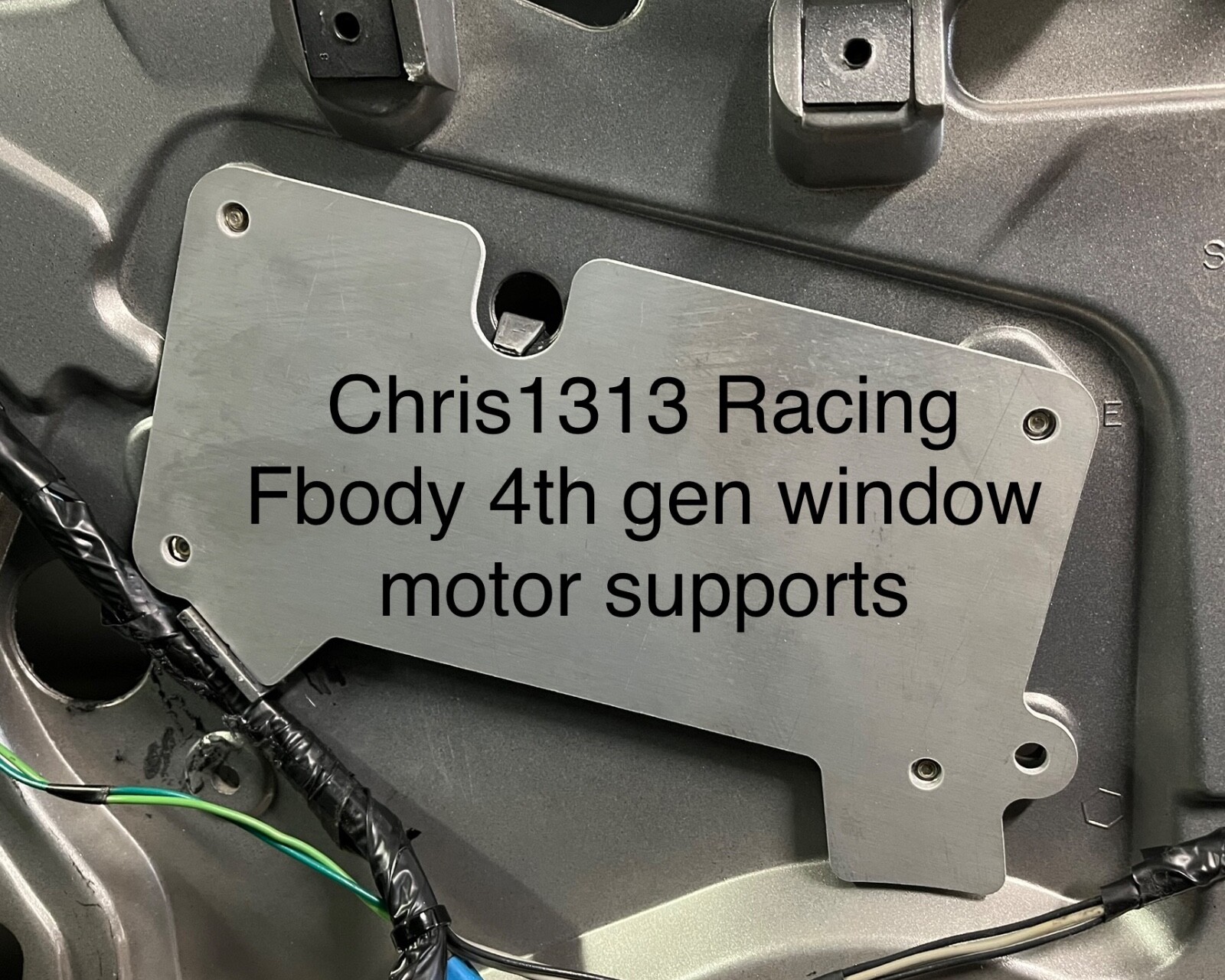 93-02 Fbody Window Motor Supports Plate Camaro Firebird LS Regulator 4th Gen