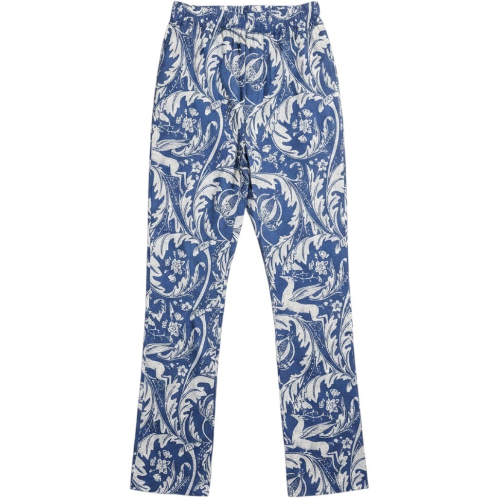 Anthropologie Lyrebird Blue Botanical Winged Deer Lounge Pants L NWT CP7589 Anthropologie Lyrebird Blue Botanical Winged Deer Lounge Pants L NWT CP7589