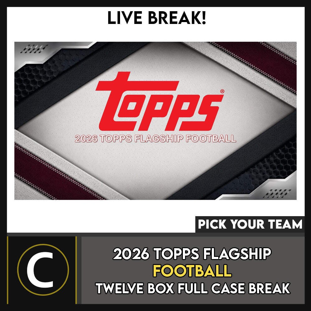 2026 TOPPS FOOTBALL 12 BOX (FULL CASE) BREAK #F3396 - PICK YOUR TEAM
