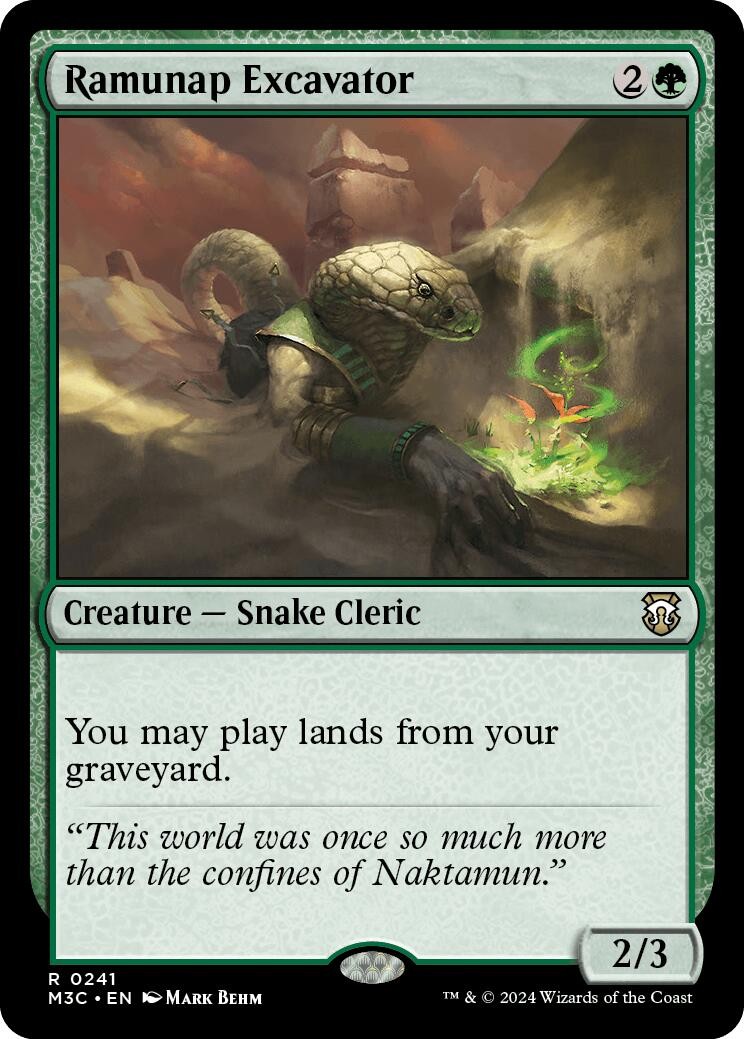 Ramunap Excavator #241 (NM) Commander: Modern Horizons 3 (M3C) MTG