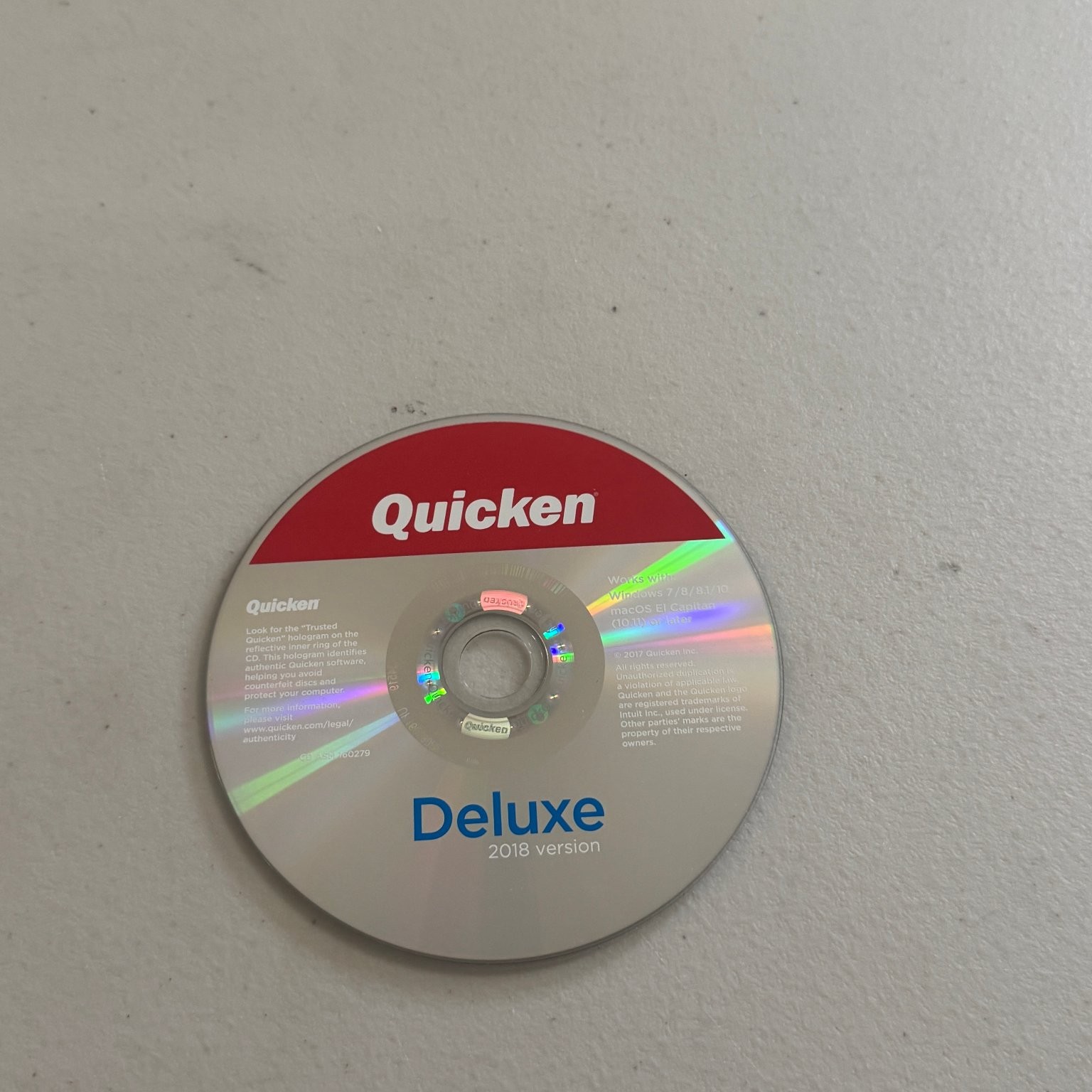 Quicken Deluxe 2018 Software CD Windows 8.1 7 8 10 Personal Finance Quicken Deluxe 2018 Software CD Windows 8.1 7 8 10 Personal Finance