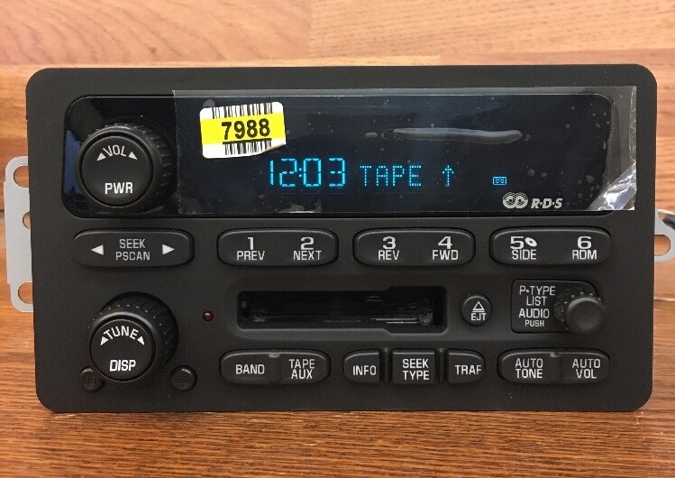 NEW 2001-2005 Chevy Impala Cavalier Monte Carlo Cassette Tape Radio Unlocked NEW 2001-2005 Chevy Impala Cavalier Monte Carlo Cassette Tape Radio Unlocked