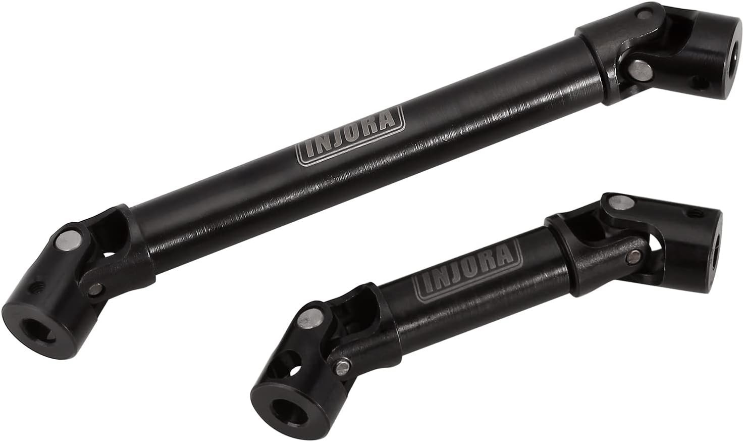 INJORA 20g Steel Front Rear Center Drive Shaft for SCX24 Gladiator Black 