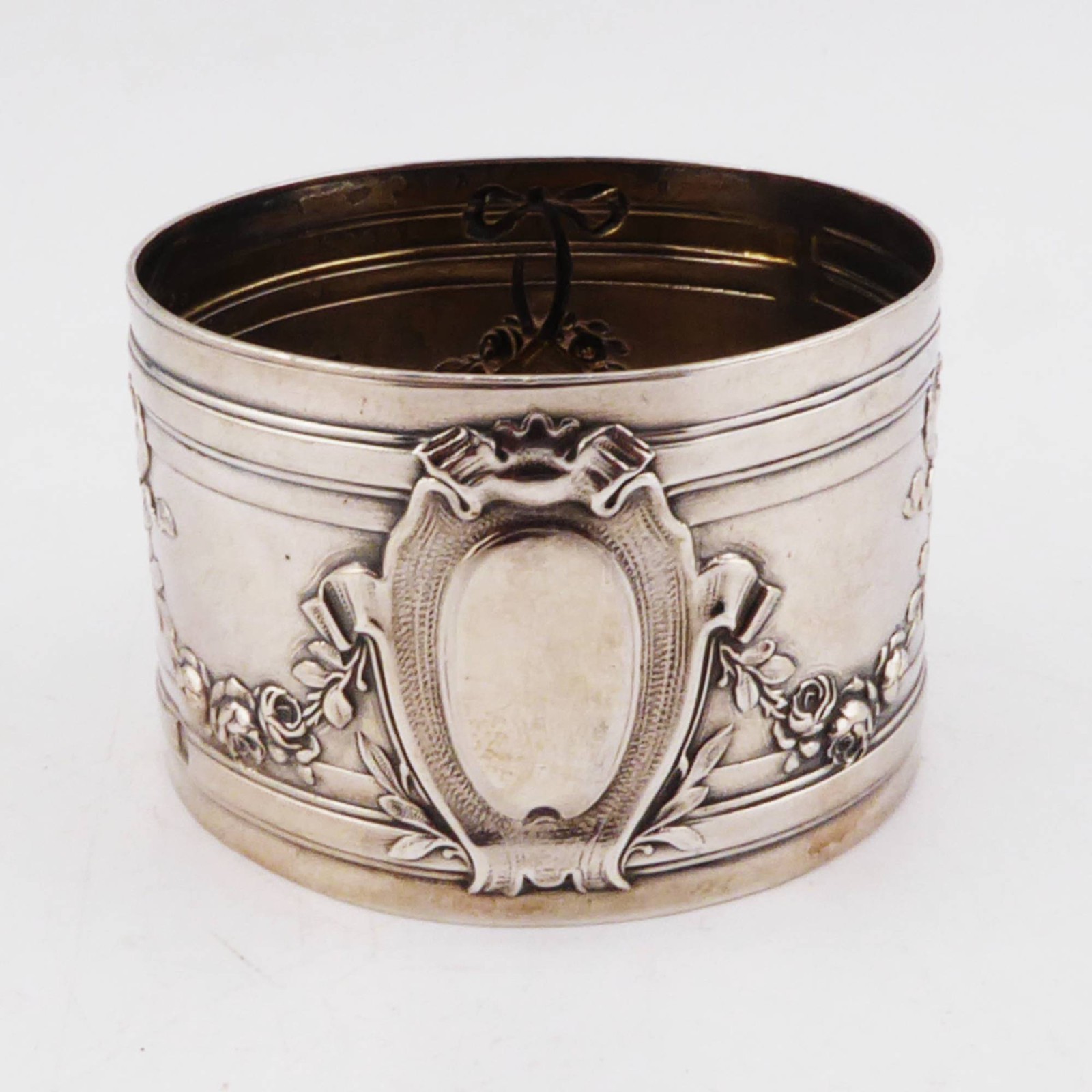 Antique French Silver Napkin Ring c1900