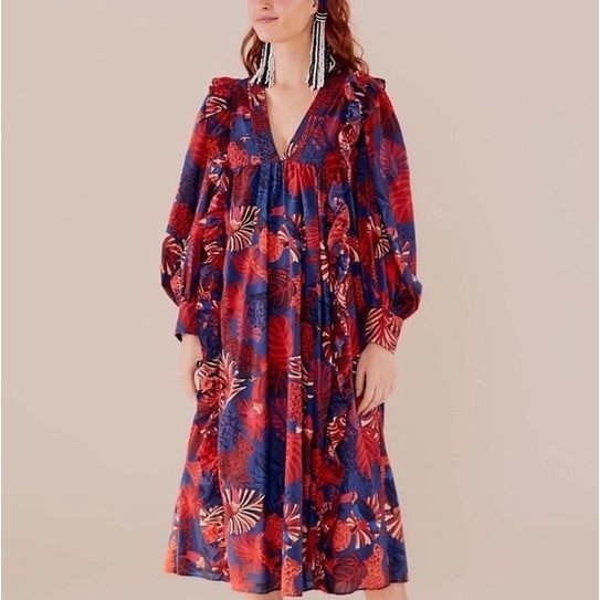 NWT FARM RIO Animal Midi Dress / MSRP $245 / Size Small / Lightweight NWT FARM RIO Animal Midi Dress / MSRP $245 / Size Small / Lightweight