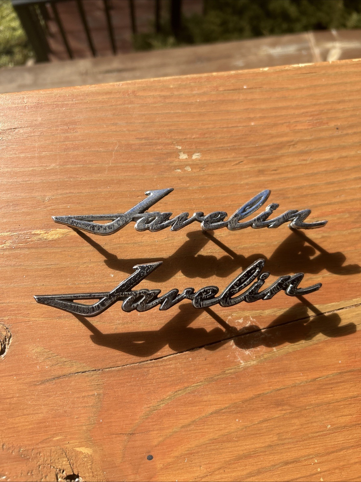 Rare 1971-1974 AMC Javelin Emblems Original Pair