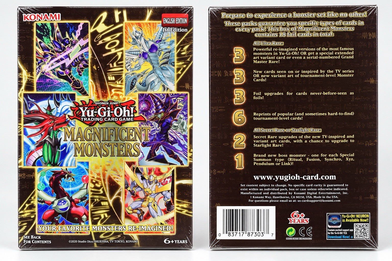 Yu-Gi-Oh Magnificent Monsters English 1st Edition Box Factory Sealed Yu-Gi-Oh Magnificent Monsters English 1st Edition Box Factory Sealed