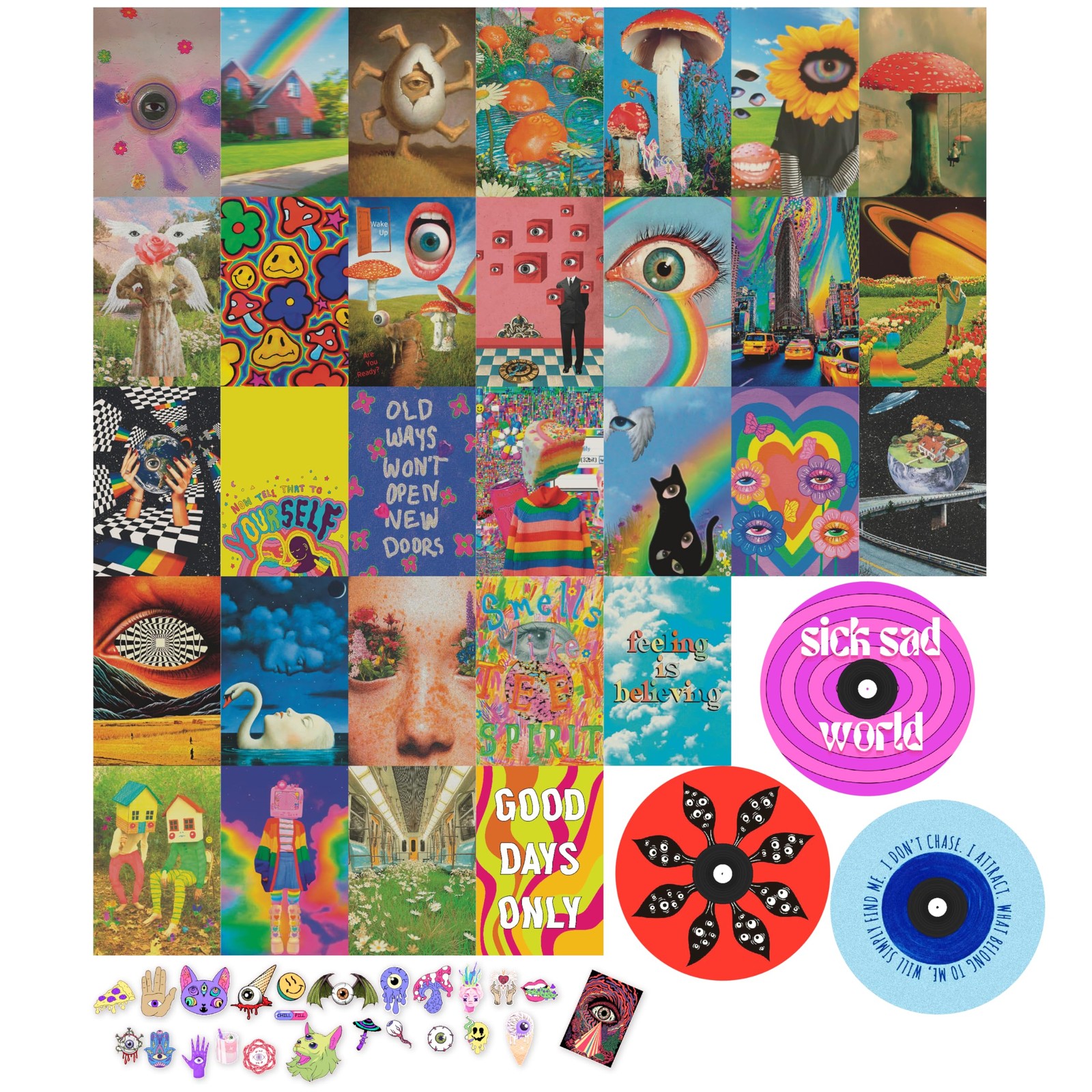 97 Decor Weirdcore Room - Aesthetic 8x10 Inches, 97 Decor Weirdcore Room - Aesthetic 8x10 Inches,