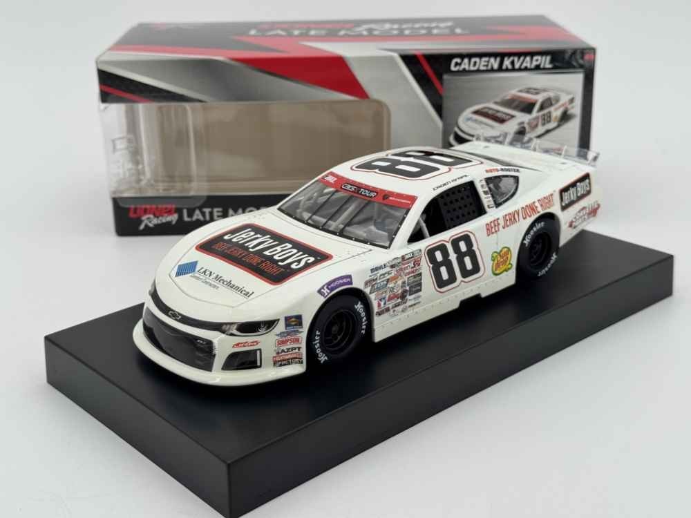 NASCAR 2026 CADEN KVAPIL #88 JERKY BOYS 1/24 CAR JR MOTORSPORTS LATE MODEL NASCAR 2026 CADEN KVAPIL #88 JERKY BOYS 1/24 CAR JR MOTORSPORTS LATE MODEL