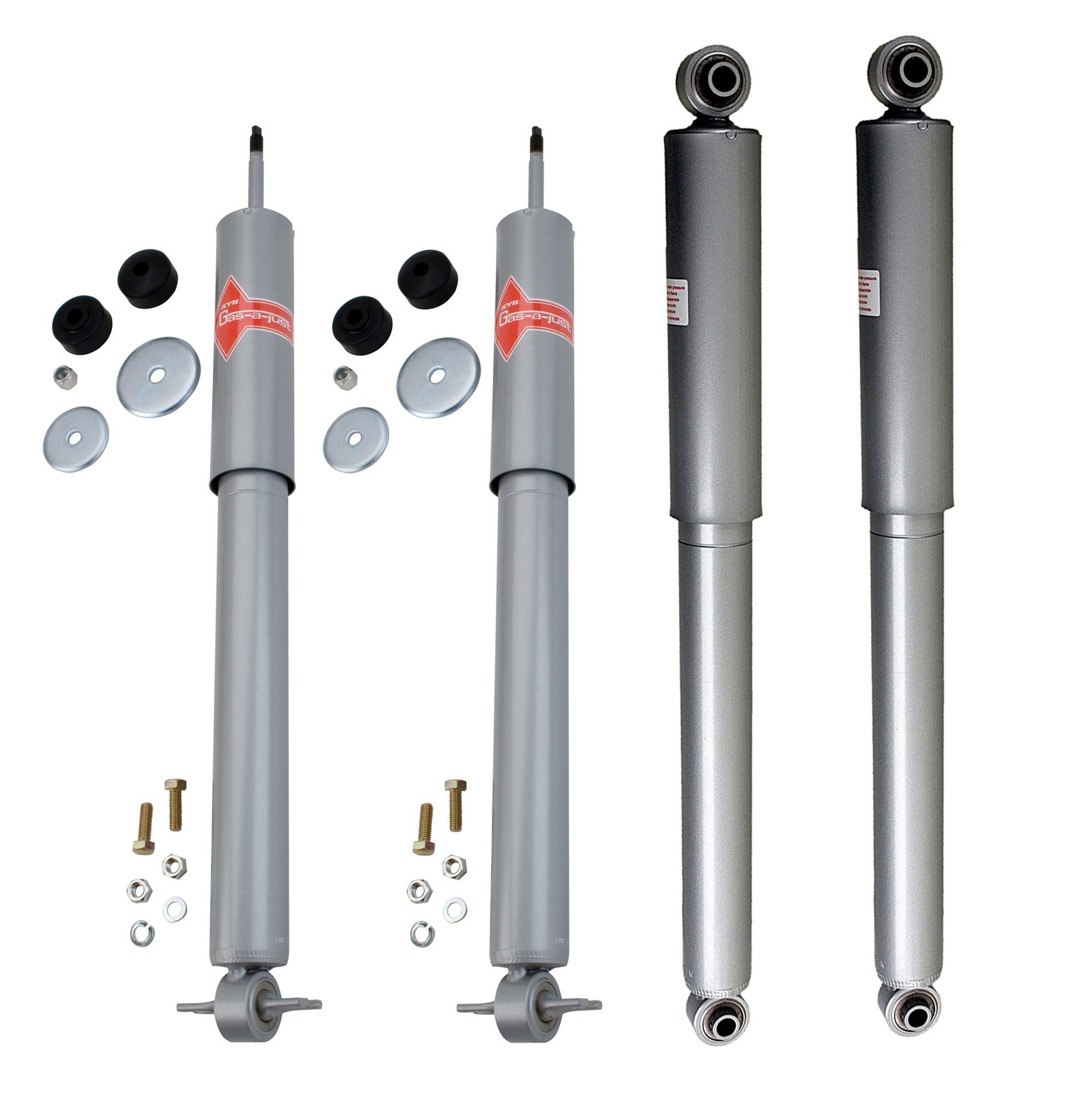 Front & Rear Shock Absorbers KYB Gas-a-Just For Jeep Grand Cherokee 1999-2004