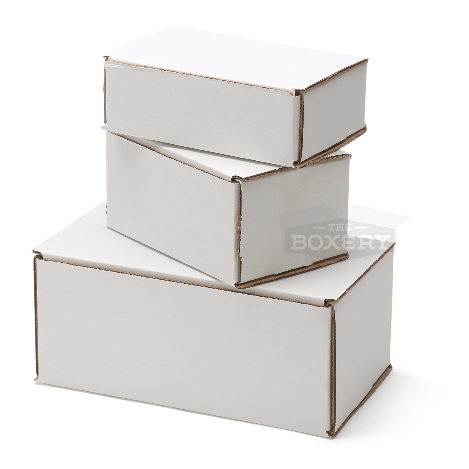 White Corrugated Mailers - The Boxery