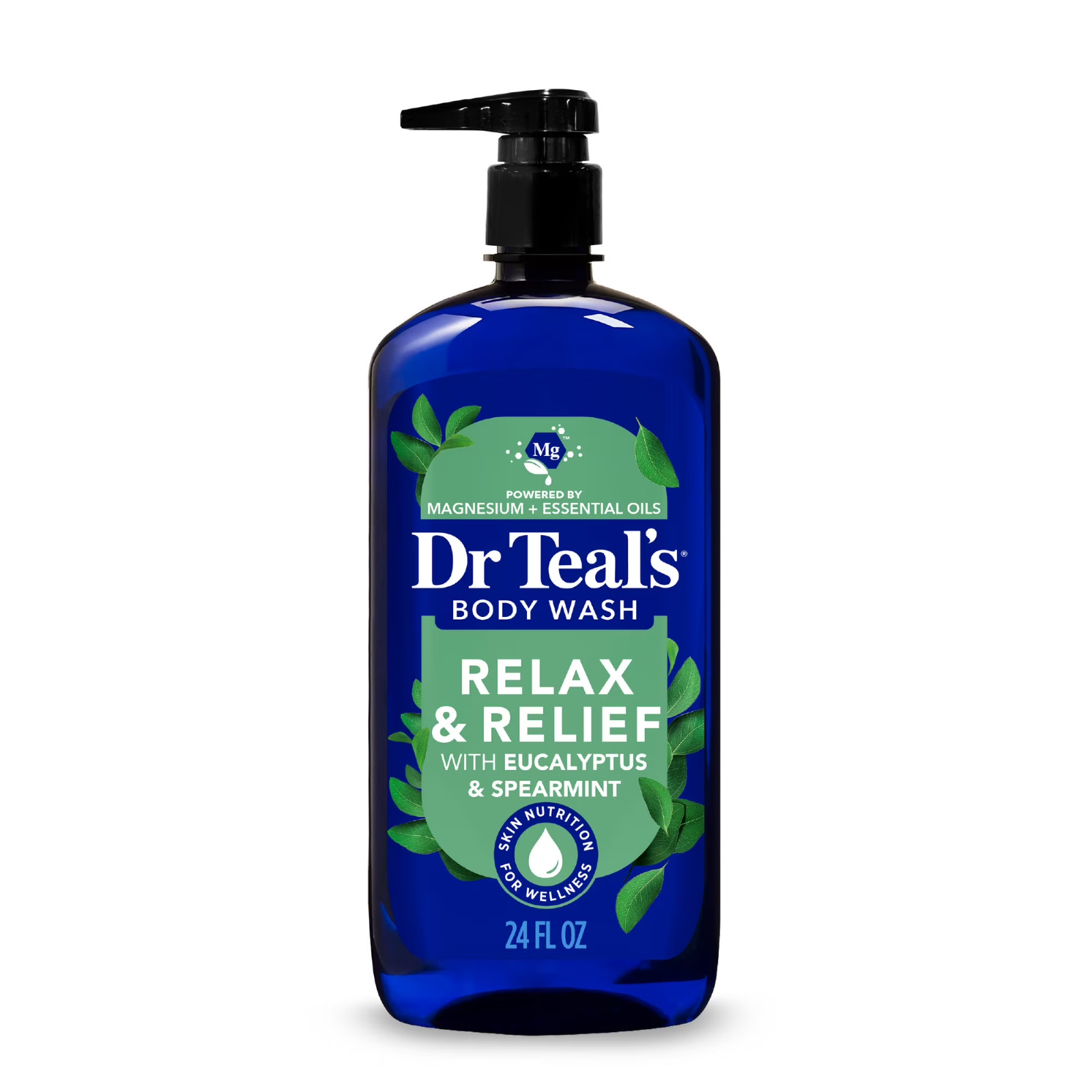 2 PACK Dr Teal\'s Body Wash Relax and Relief with Eucalyptus Spearmint, 24 fl oz 2 PACK Dr Teal\'s Body Wash Relax and Relief with Eucalyptus Spearmint, 24 fl oz