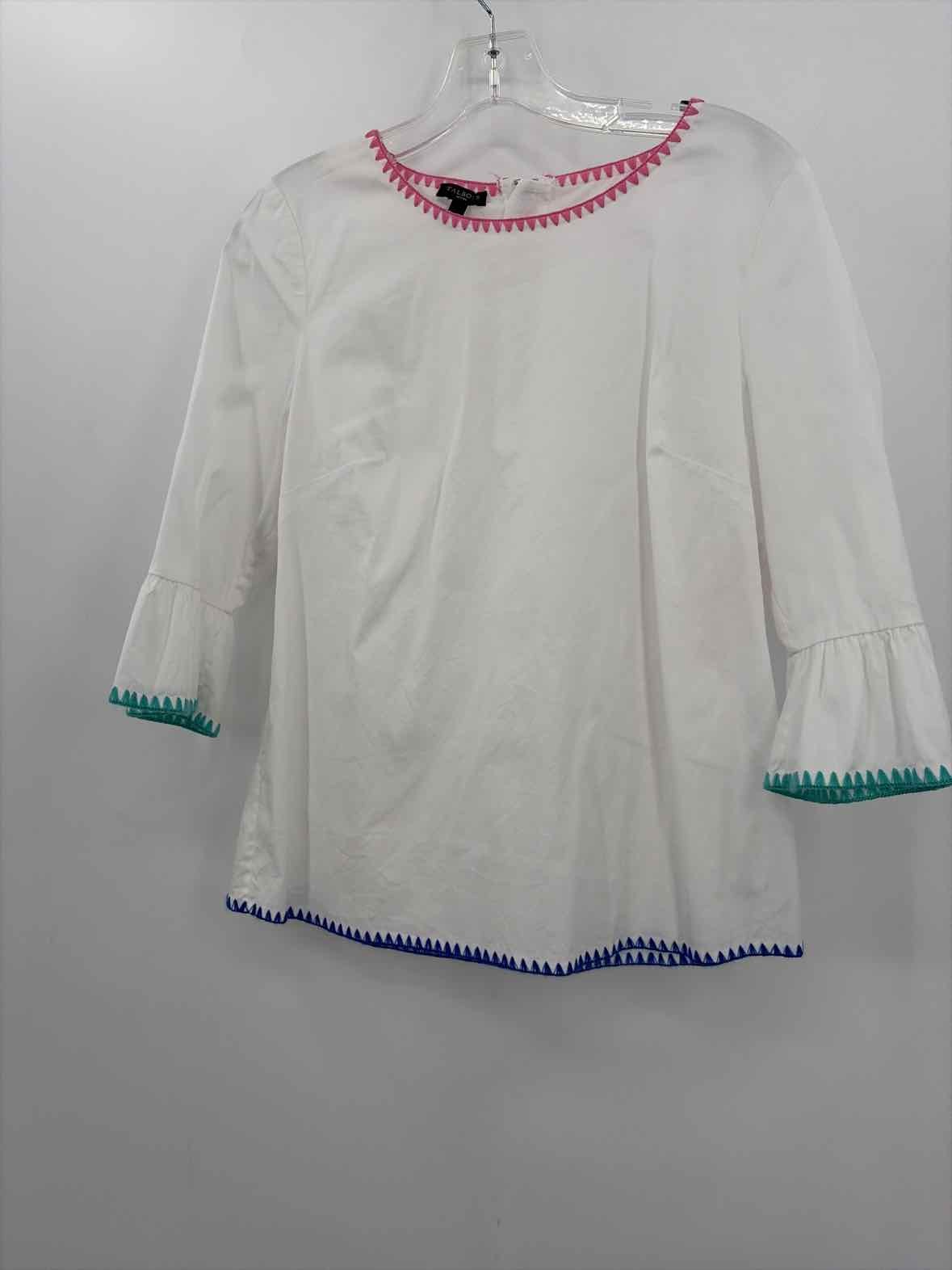 Pre-Owned Talbots White Size Small P Blouse Pre-Owned Talbots White Size Small P Blouse