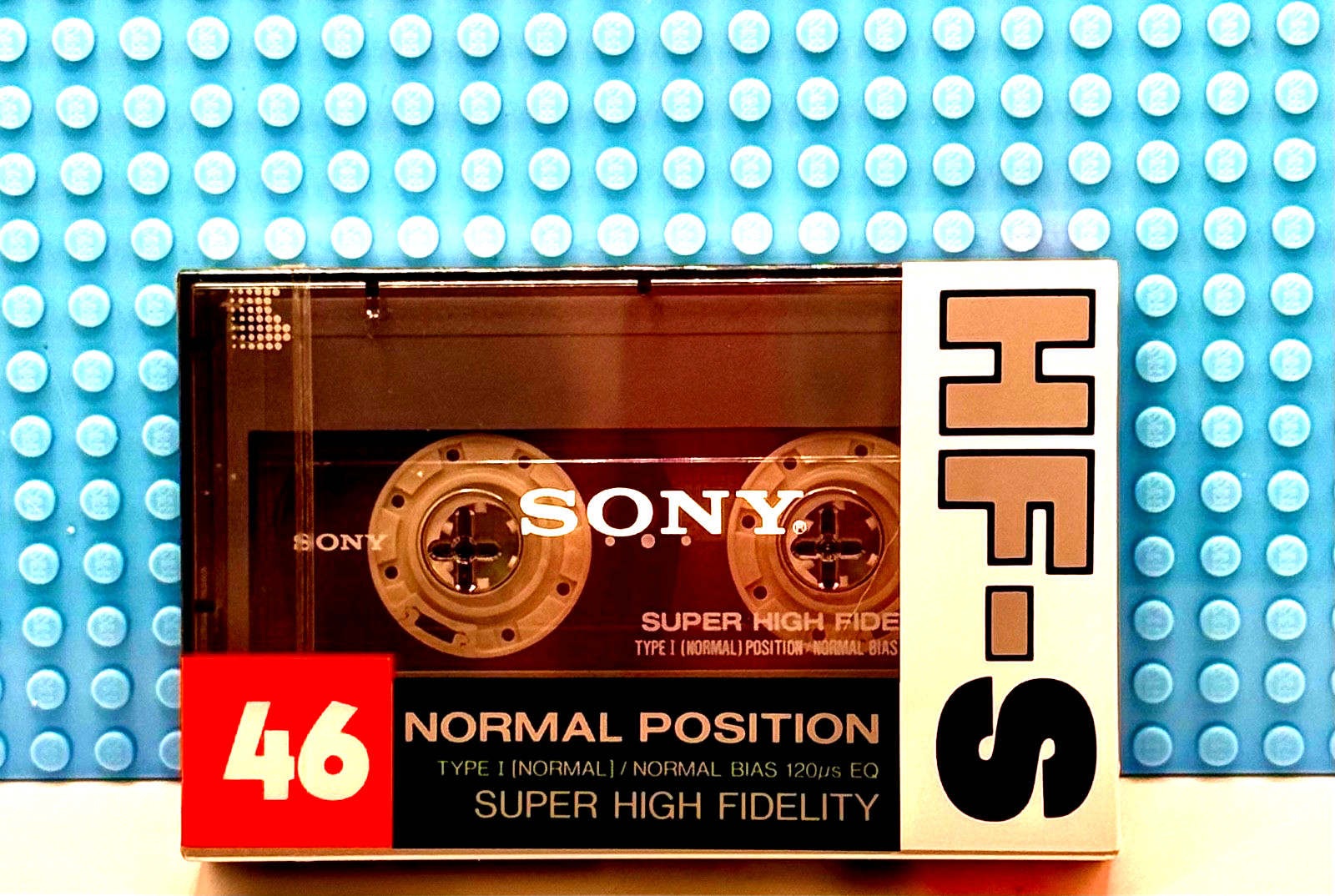 SONY  HF S  46  1989    TYPE I    BLANK CASSETTE TAPE (1) (SEALED)