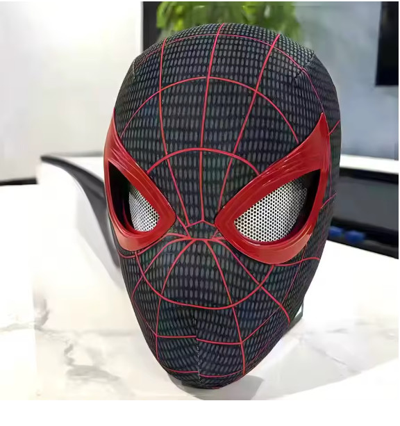 Marvel Spider-Man Mask Moveable Eyes Halloween Costume Cosplay Prop Mask NEW Marvel Spider-Man Mask Moveable Eyes Halloween Costume Cosplay Prop Mask NEW