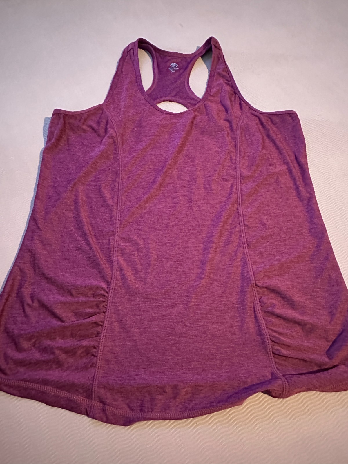 Women\'s Gaiam Purple Exercise Top Yoga/Running/Weight-lifting Sz L
