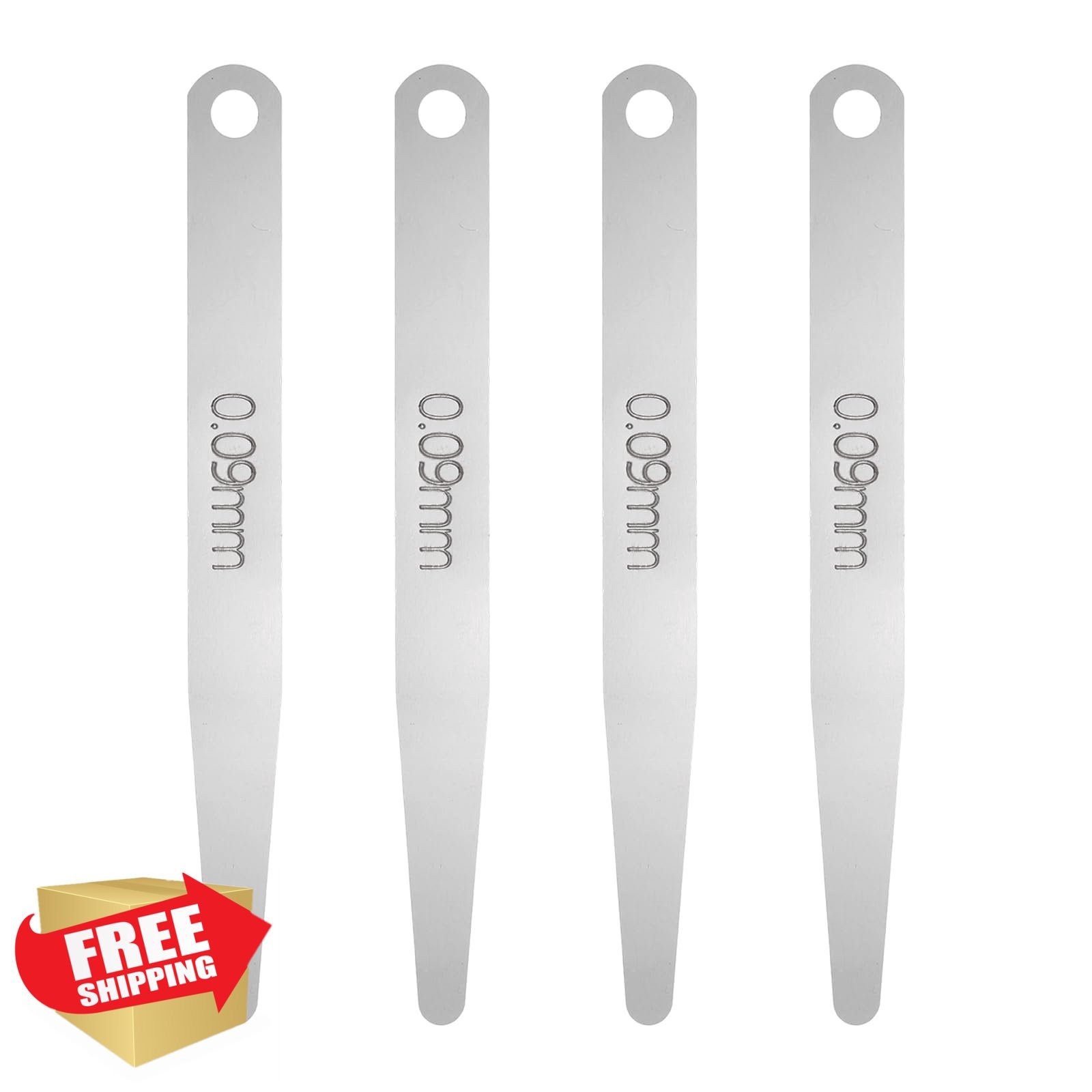 HARFINGTON 4pc Feeler Gauge 0.09mm HARFINGTON 4pc Feeler Gauge 0.09mm