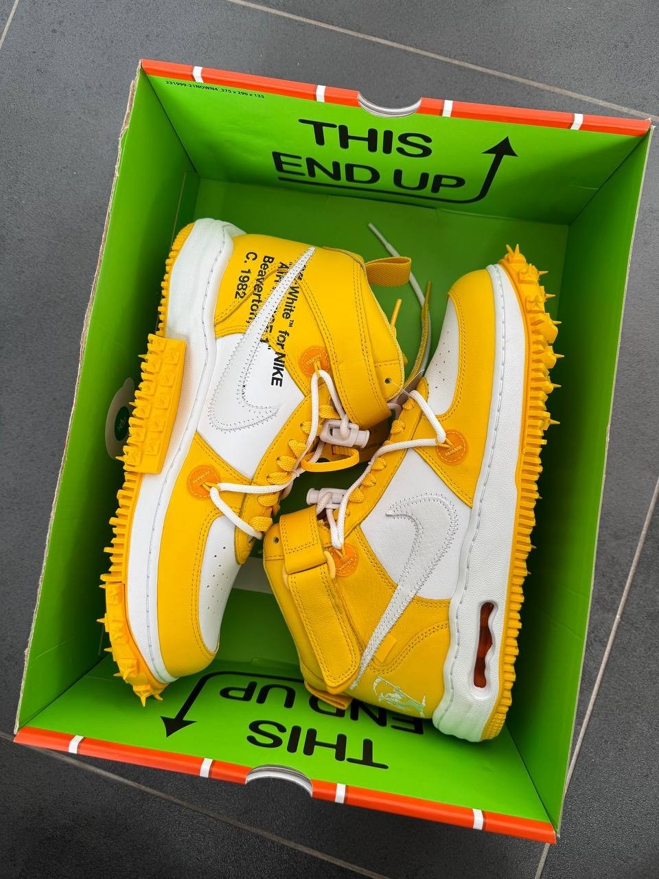 Off-White x Nike Air Force 1 Mid SP Varsity Maize DR0500-101 US 10.5 New No Lid Off-White x Nike Air Force 1 Mid SP Varsity Maize DR0500-101 US 10.5 New No Lid