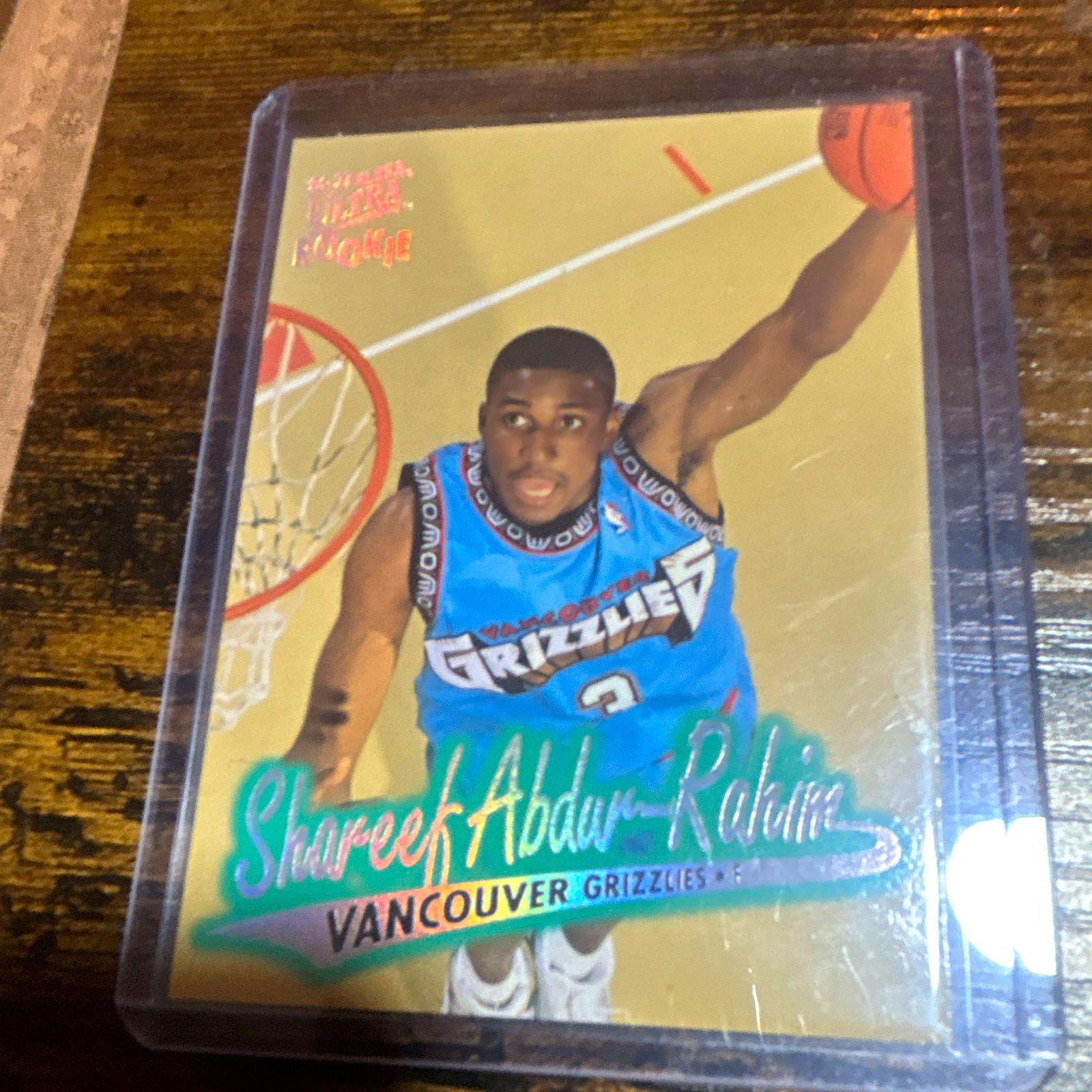 Fleer Ultra 1996-97 Shareef Abdur-Rahim Rookie Gold Medallion G-116 Fleer Ultra 1996-97 Shareef Abdur-Rahim Rookie Gold Medallion G-116