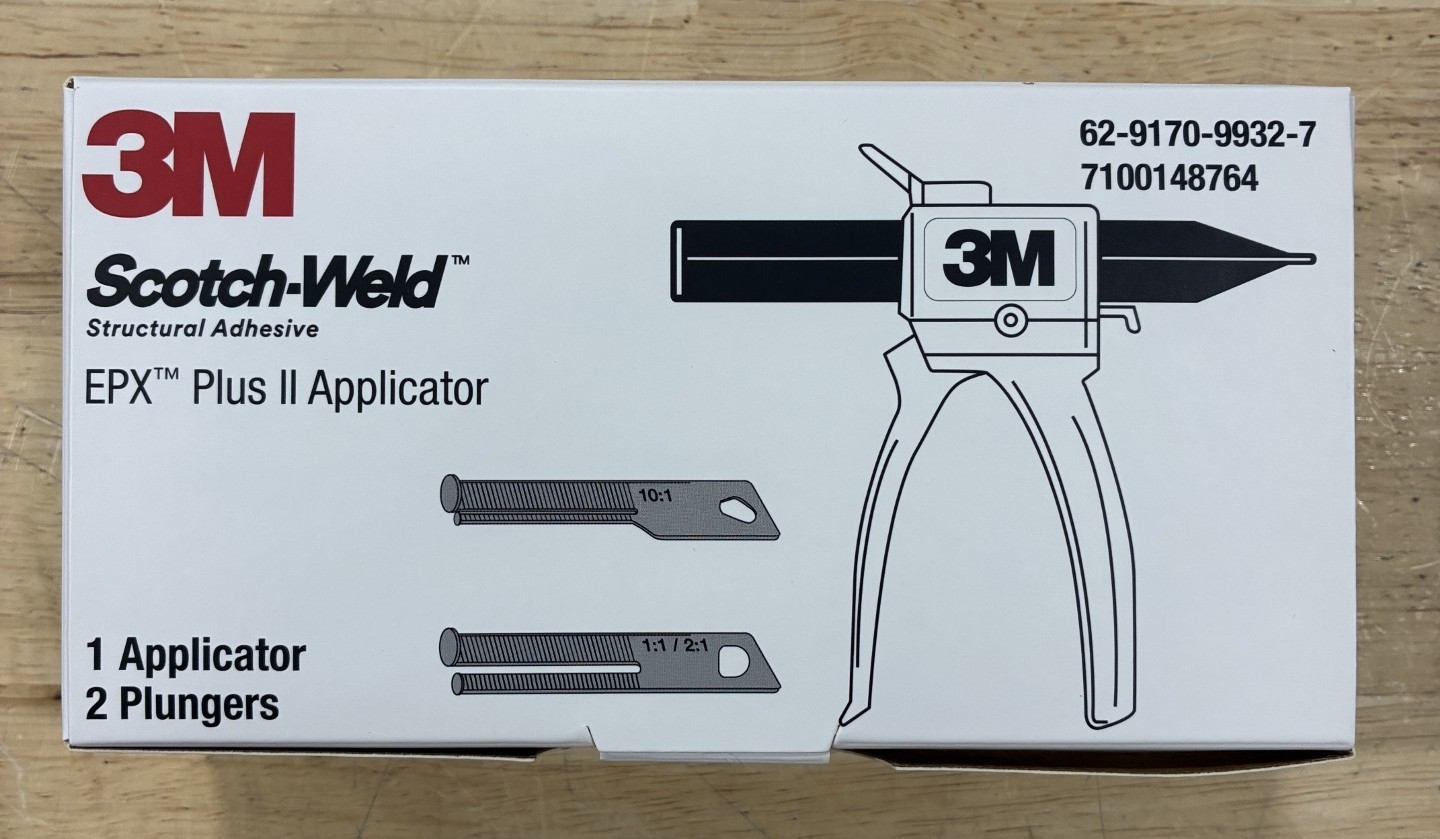 3M Scotch-Weld EPX Plus II Manual Applicator, w/ 2 Plungers - 2:1 & 1:1, 50 mL