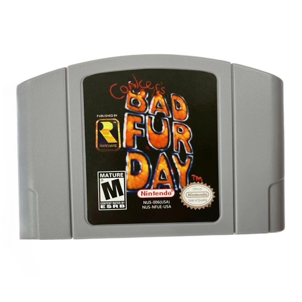 Conkers Bad Fur Day 64 Games For Nintendo N64 US Version Free USA Shipping