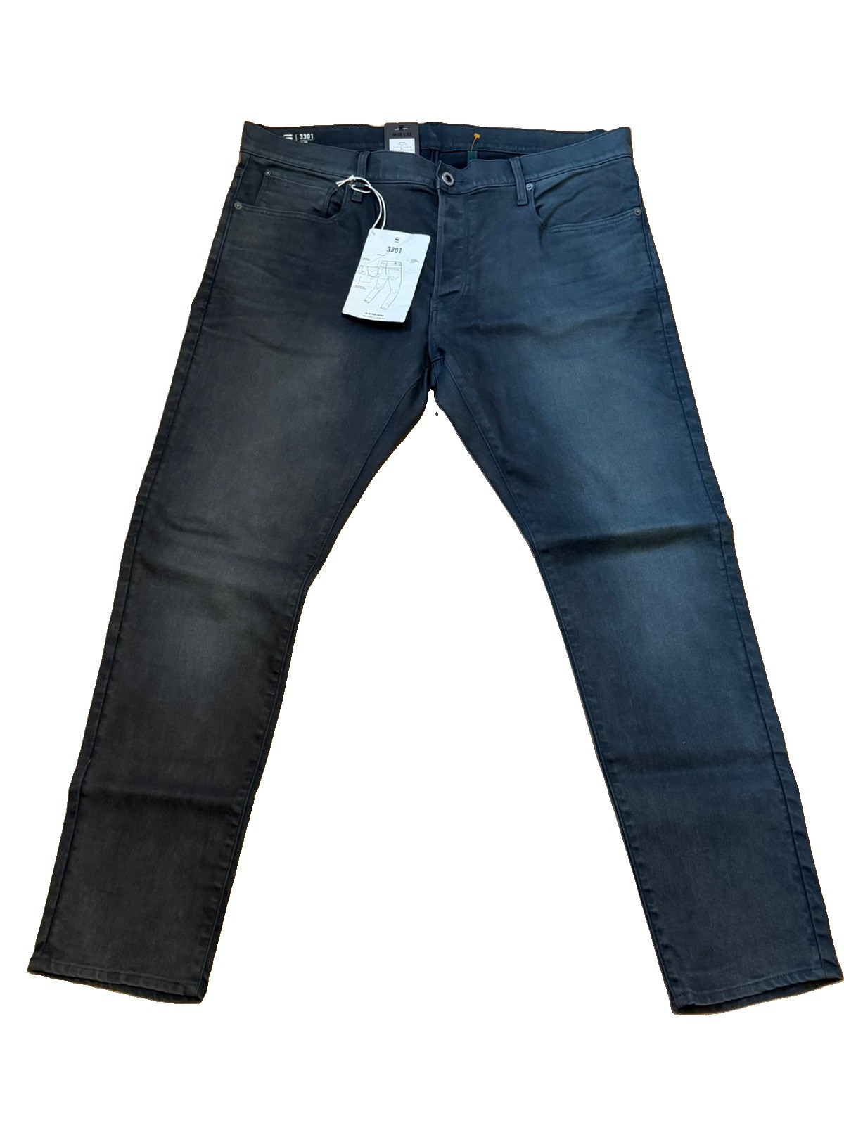 NWT G-Star Raw 3301 Slim Gray Jeans Mens sz 36x32 NWT G-Star Raw 3301 Slim Gray Jeans Mens sz 36x32