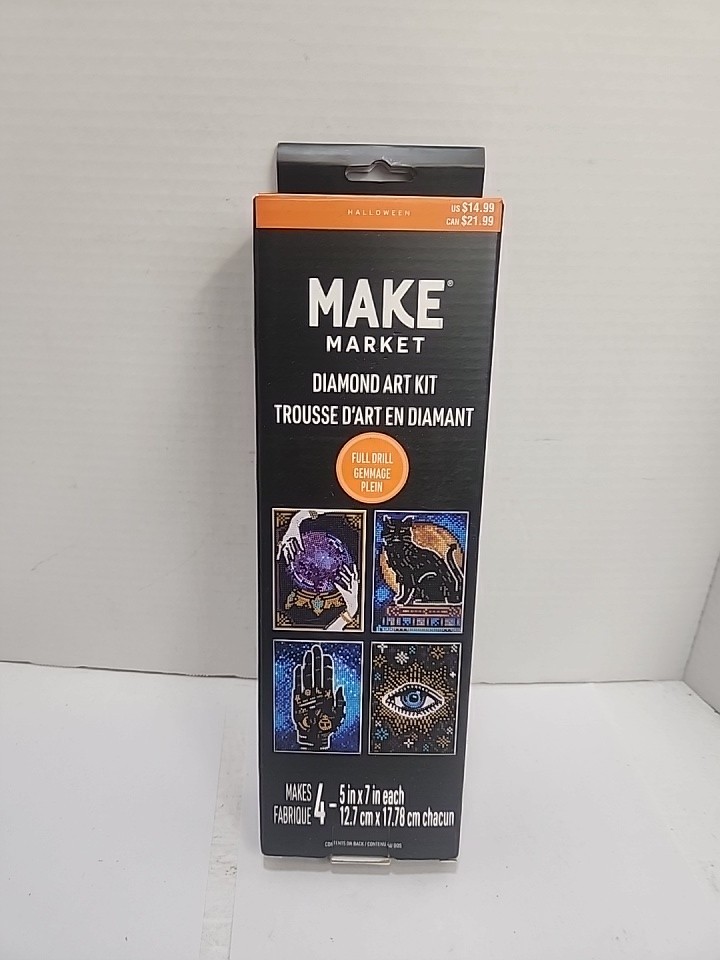 Make Market Diamond Art Kit,  Halloween Edition , 5 in x7 in