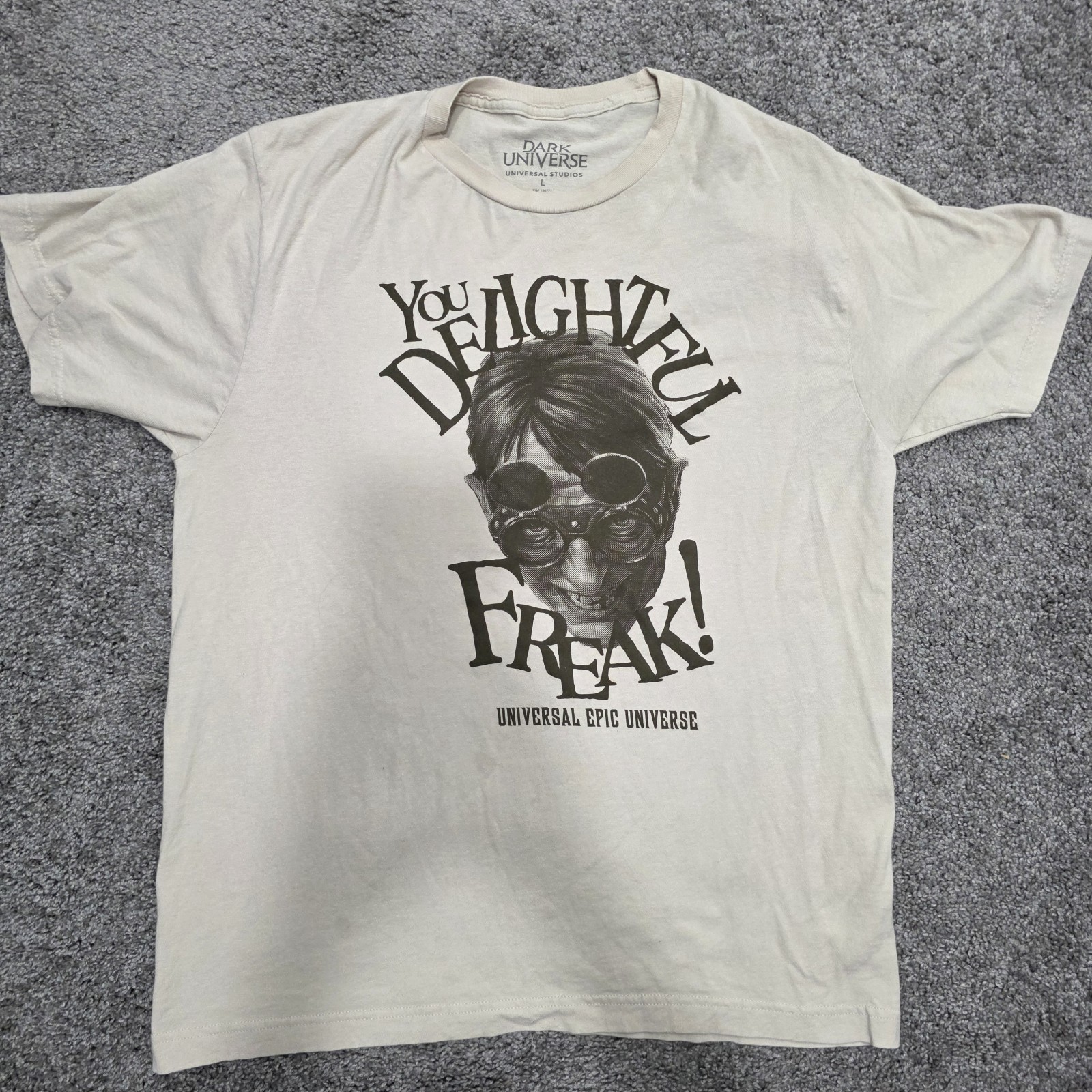 Universal Studios Epic Universe Dark Universe Ygor You Delightful Freak Shirt  L