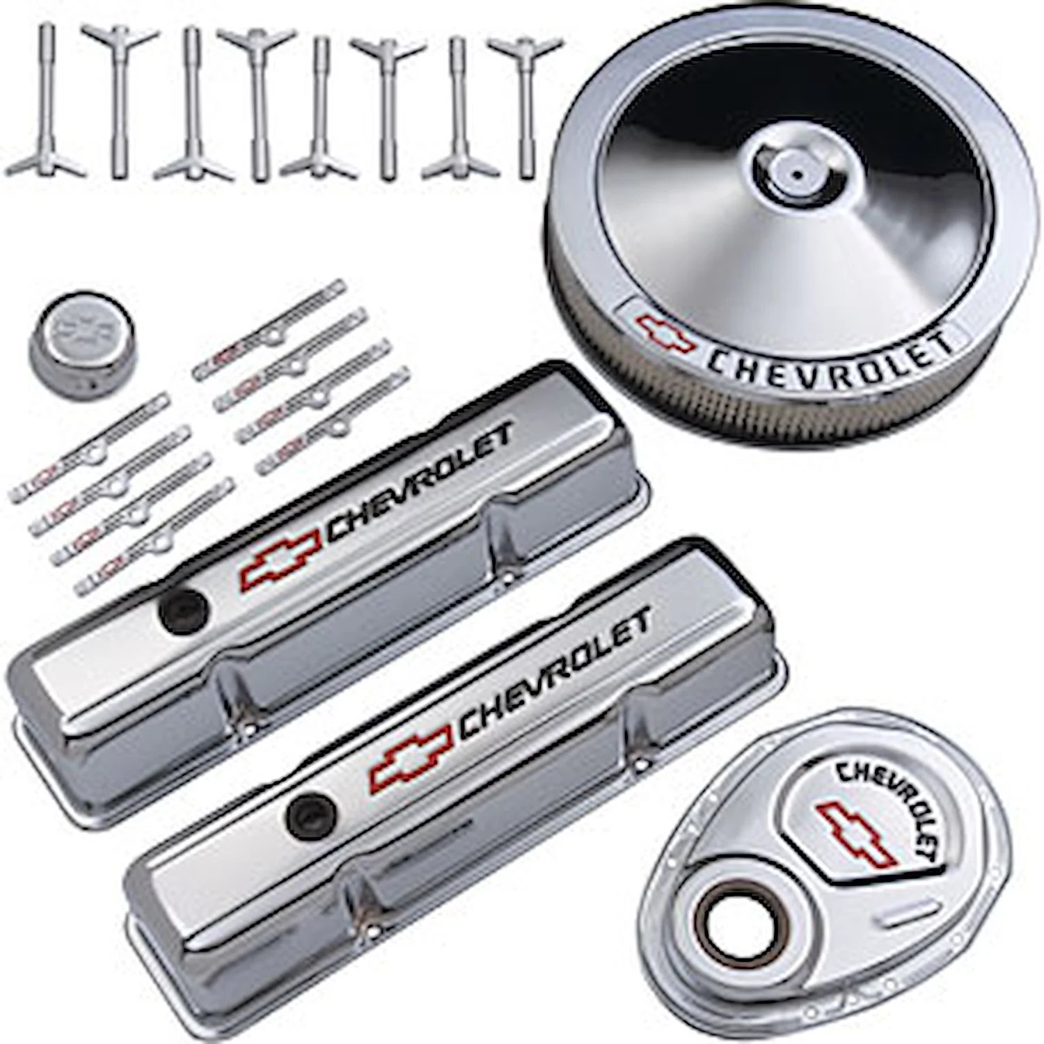Proform Chrome Engine Dress-up Kit for 1958-1986 Small Block Chevy with
