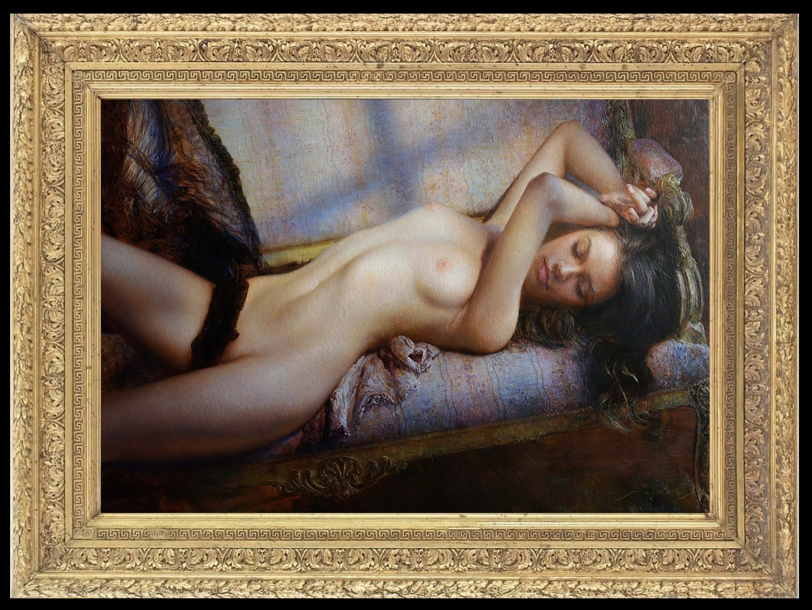 Hand Painted Oil Painting art Female woman Nude On Canvas 24