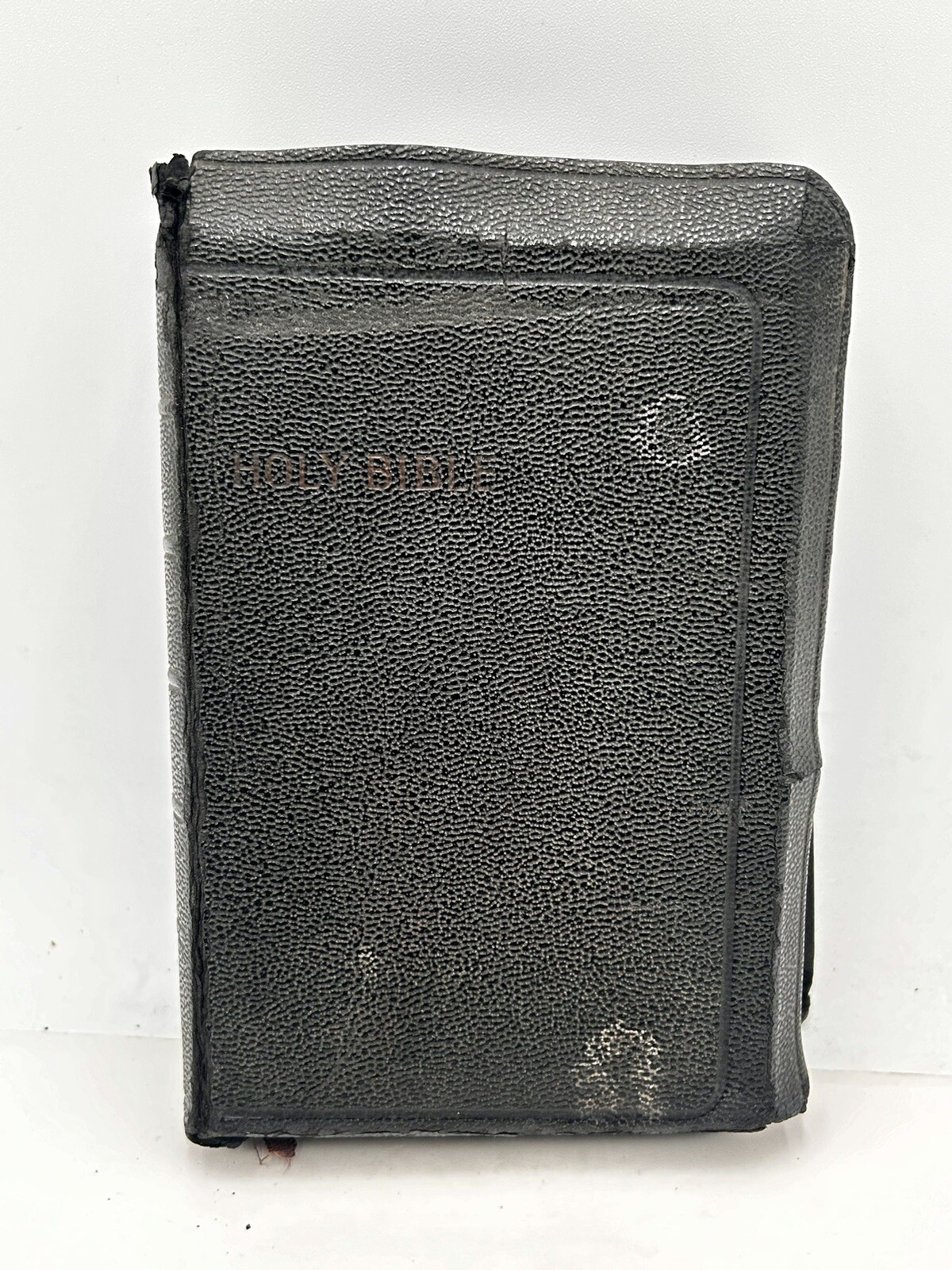 1930's Nelson Series Holy Bible Congregational Publishing Society KJV BlacK Lea 1930's Nelson Series Holy Bible Congregational Publishing Society KJV BlacK Lea