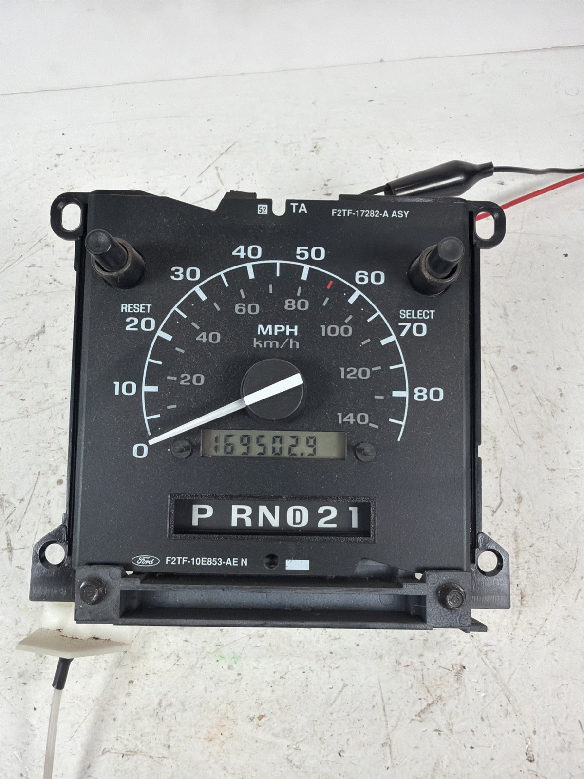 1992-1996 FORD BRONCO F150 F250 SPEEDOMETER CLUSTER PSOM GAUGE 169K