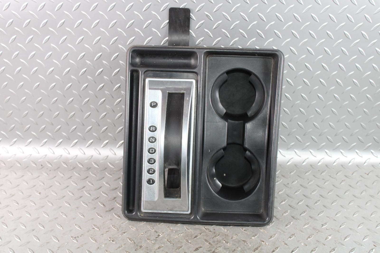 03-07 Hummer H2 Black Chrome Console Shifter Surround Bezel Trim Panel OE WTY OE
