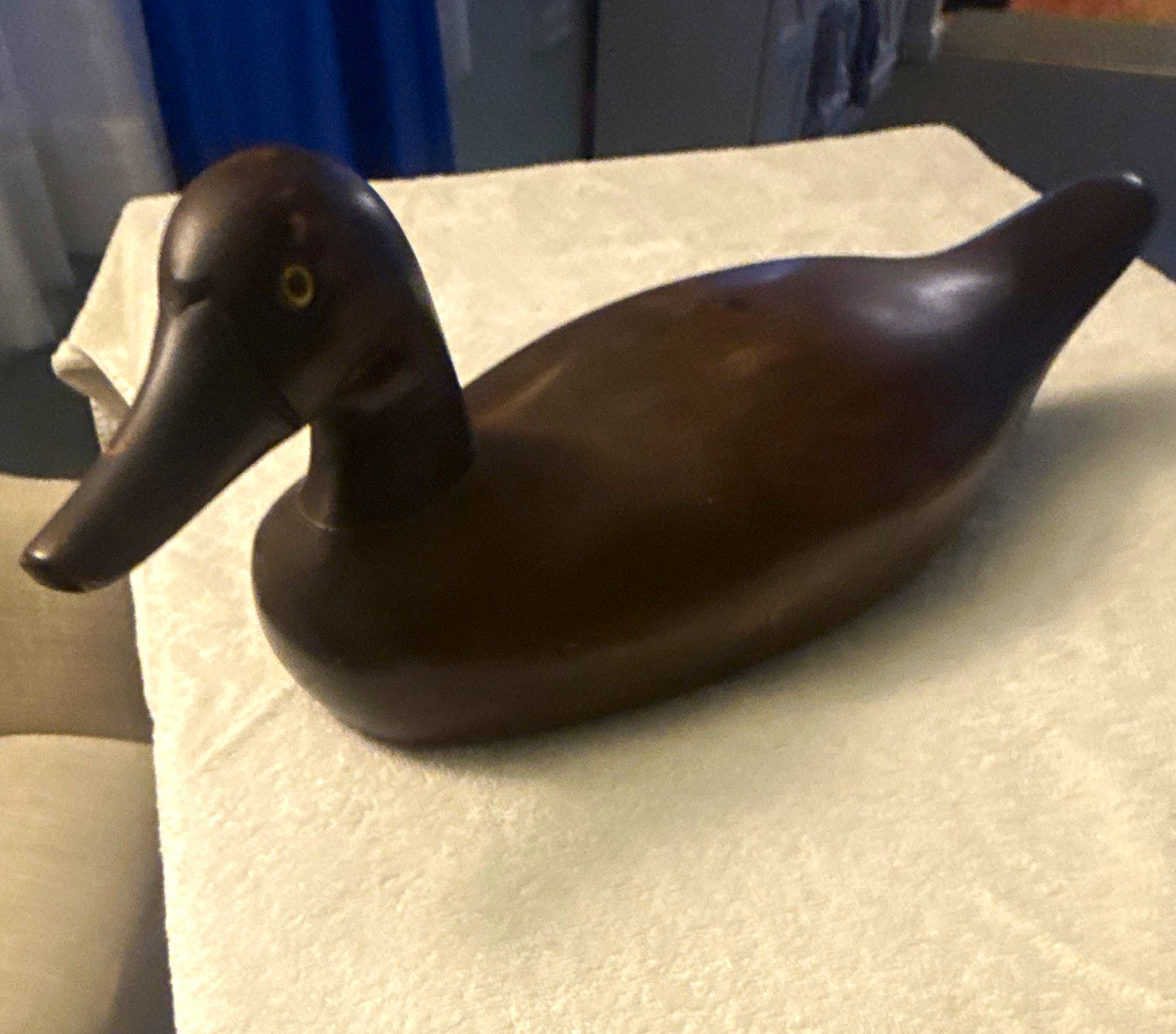 vintage hand-carved wood duck decoy, 1-Piece Set vintage hand-carved wood duck decoy, 1-Piece Set