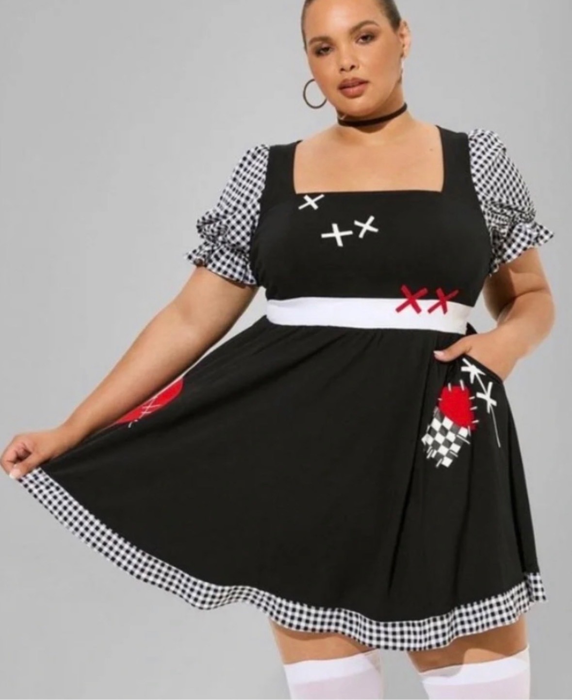 Torrid Voodoo Doll Dress NWT Halloween Size 2 2x 18/20