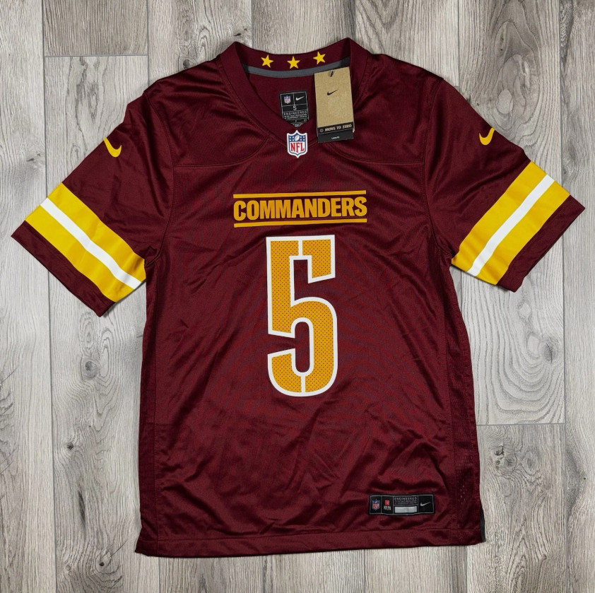 Washington Commanders Jayden Daniels #5 Jersey Men’s S-2XL NWT
