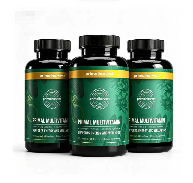 3X Primal Harvest Primal Multivitamin 30 Capsules