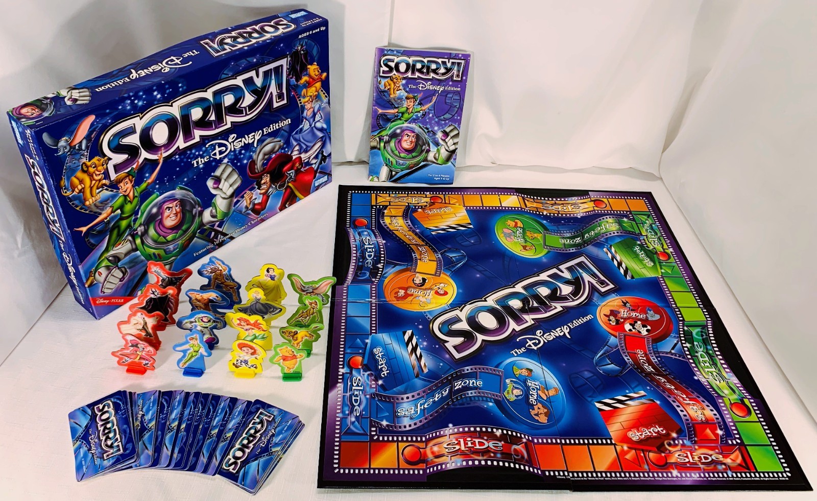 2001 Sorry The Disney Edition Game by Parker Brothers Complete in Great Cond