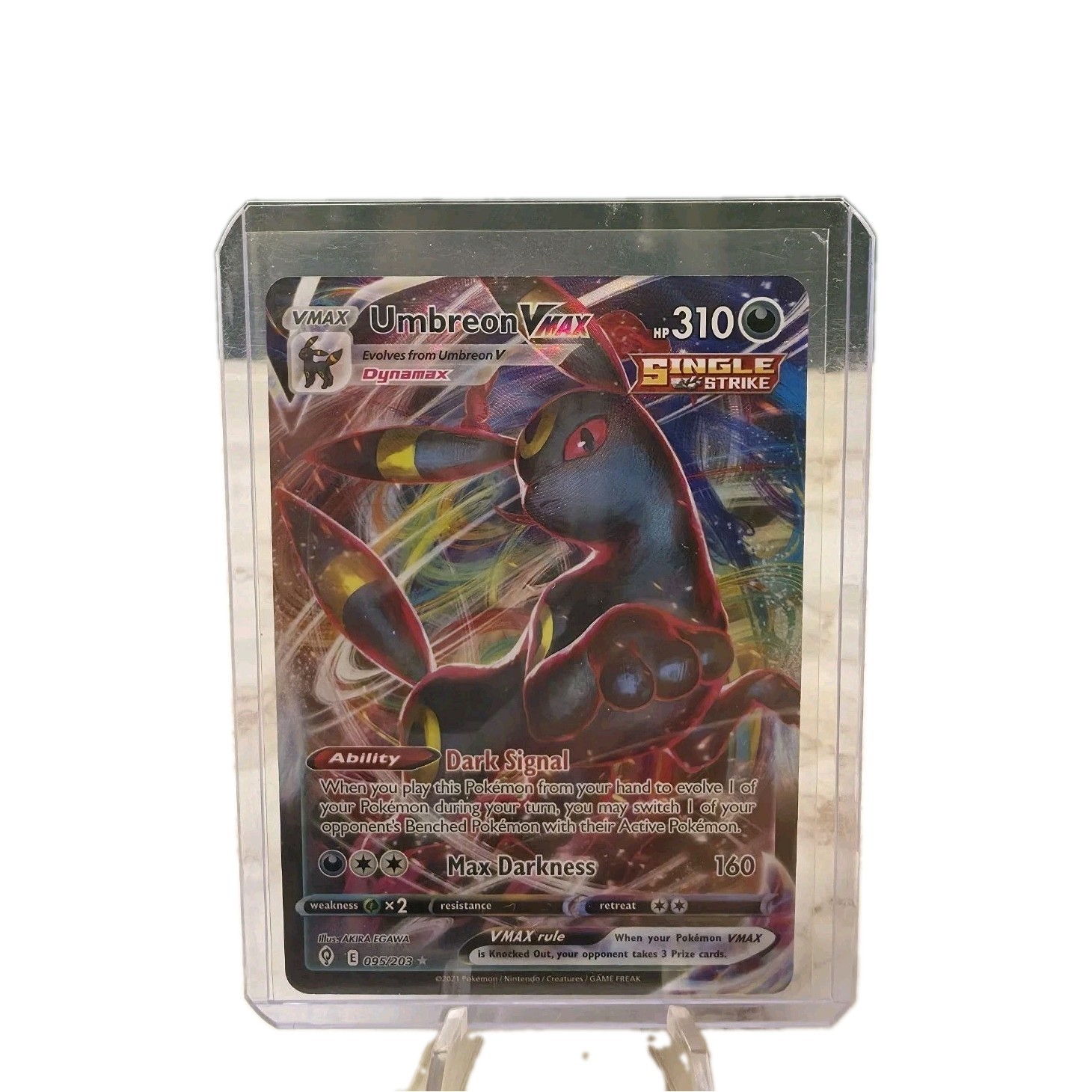 Pokémon TCG Umbreon VMAX Holo Ultra Rare Full Art Evolving Skies 095/203 🔥 Pokémon TCG Umbreon VMAX Holo Ultra Rare Full Art Evolving Skies 095/203 🔥