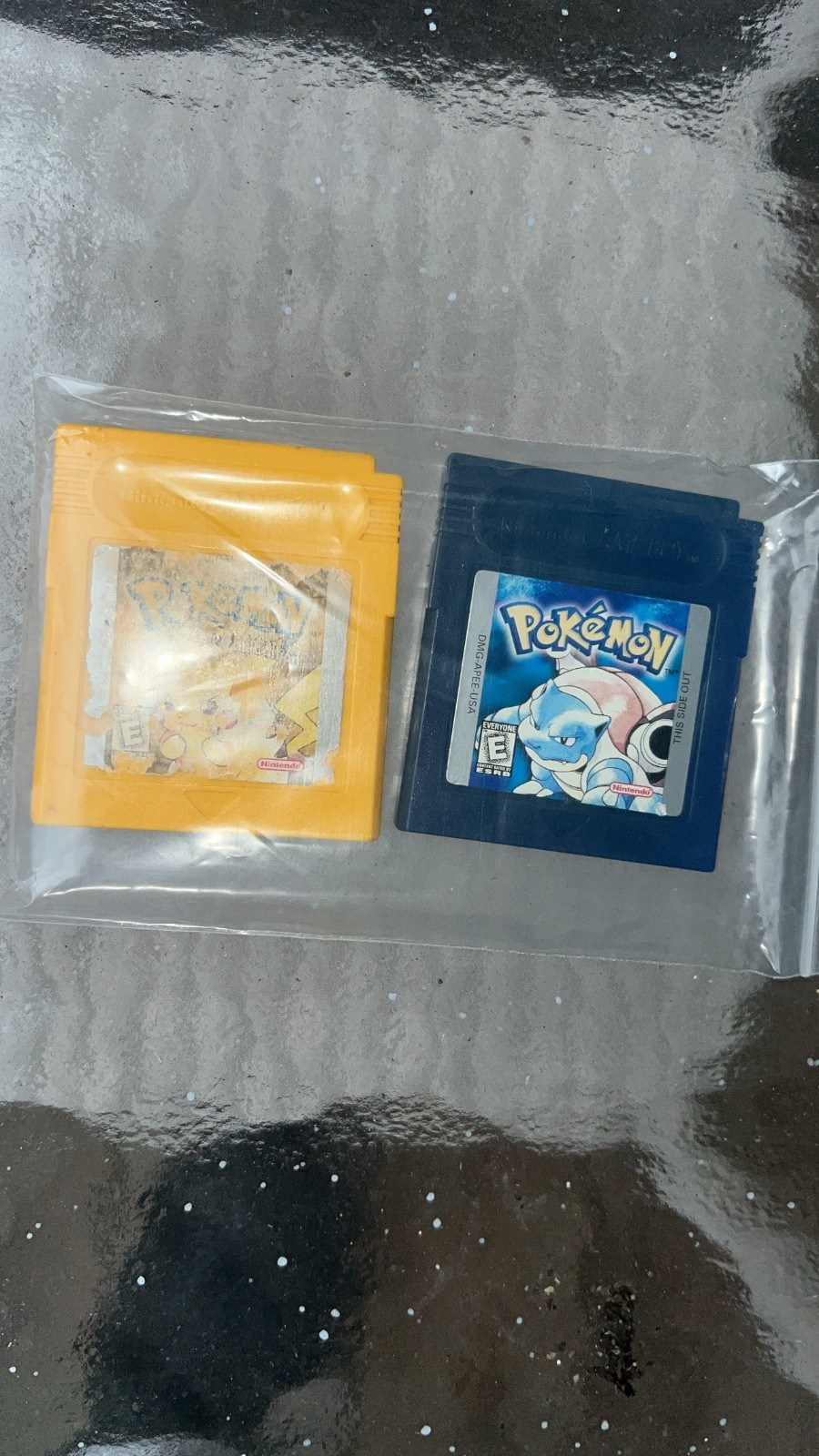 Pokemon Yellow & Pokemon Blue - Gameboy - Authentic - Need Battery - Tested