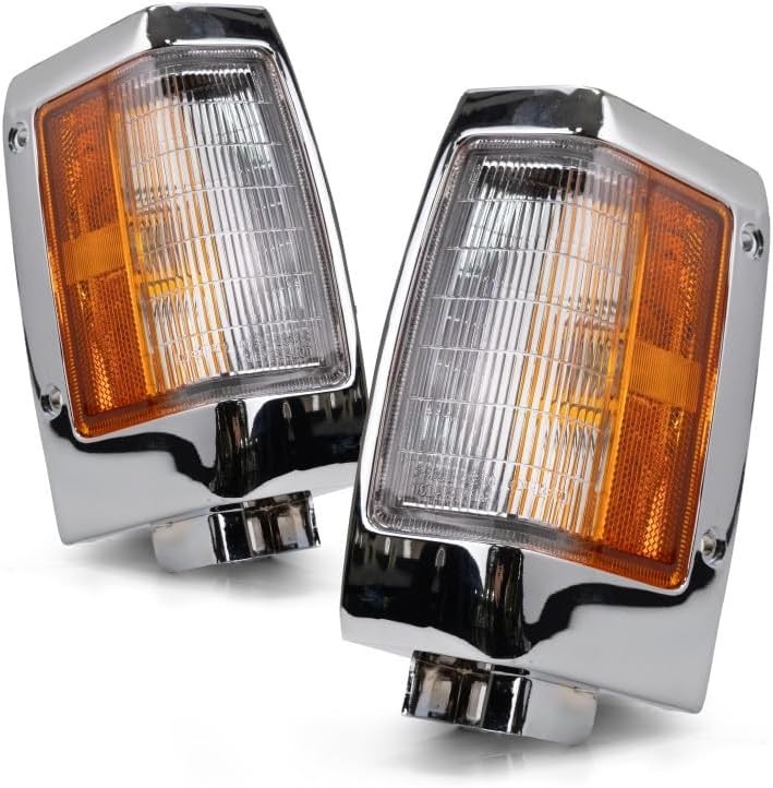 For 1995 1996 1997 Nissan Pickup Pair Front Side Marker Lights Driver and Passen